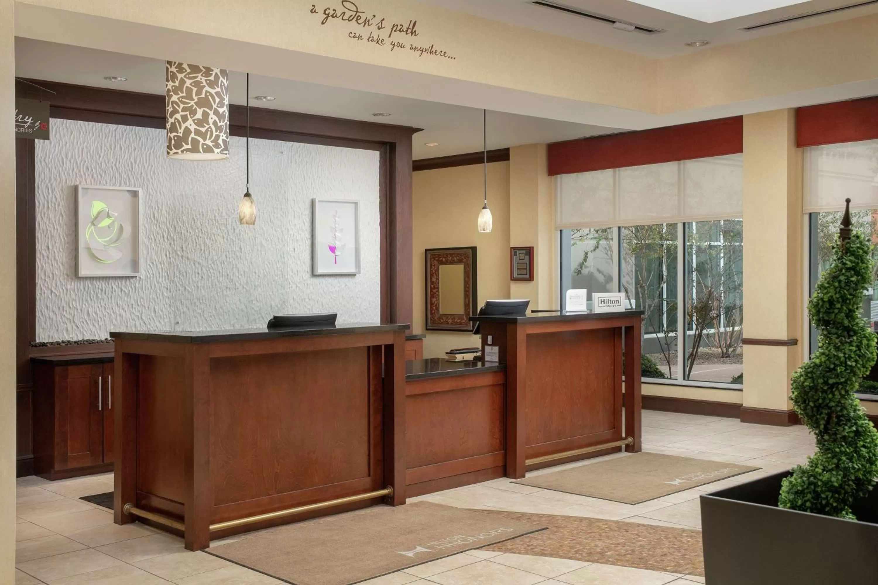 Lobby or reception in Hilton Garden Inn Odessa