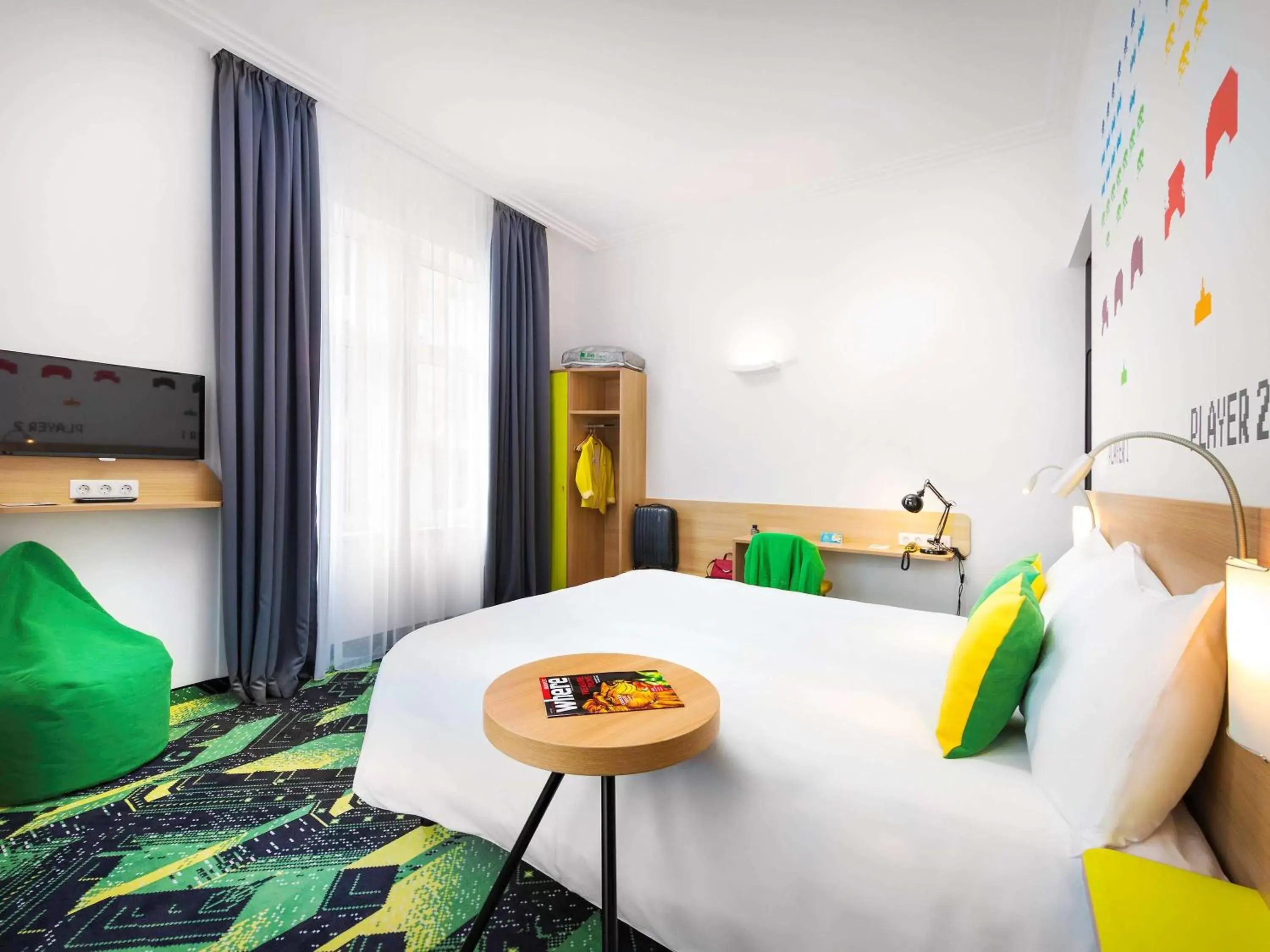 Bed in Ibis Styles Budapest Center