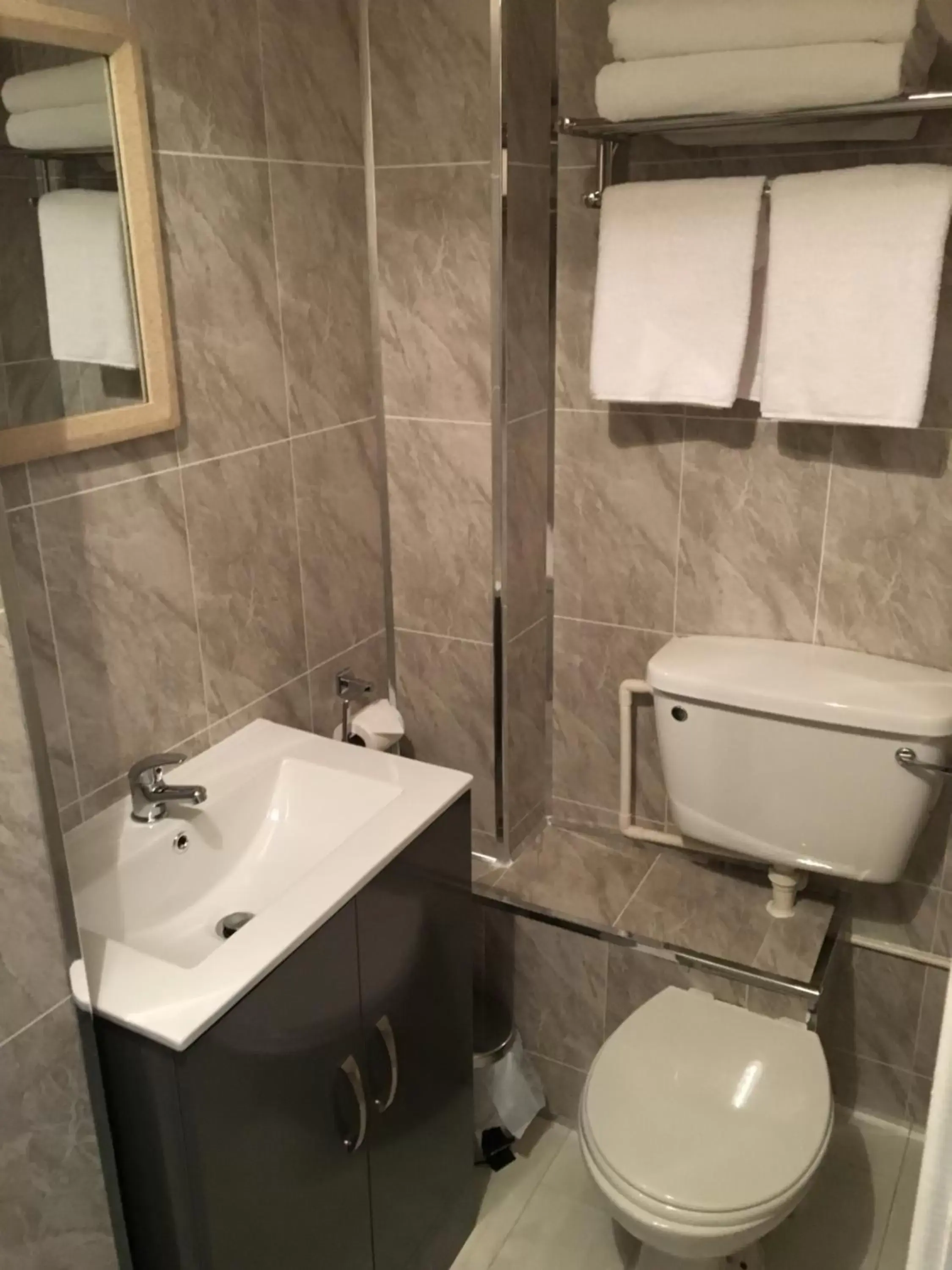 Bathroom in The Ynyscedwyn Arms Hotel