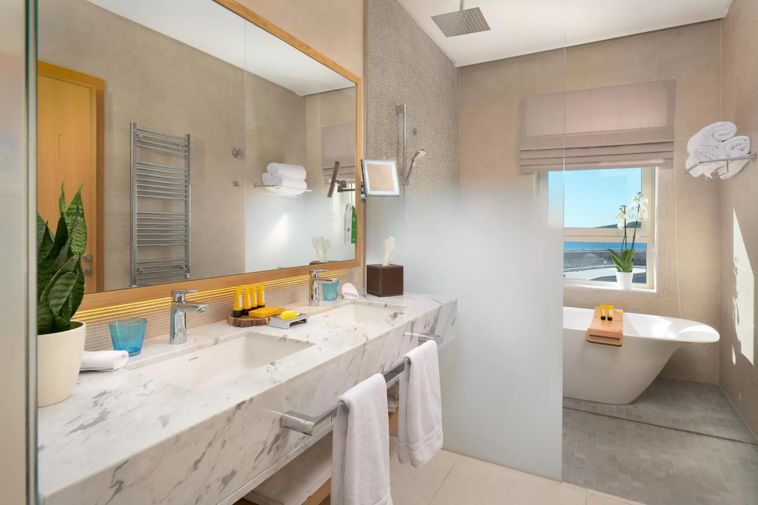 Shower, Bathroom in The Chedi Luštica Bay