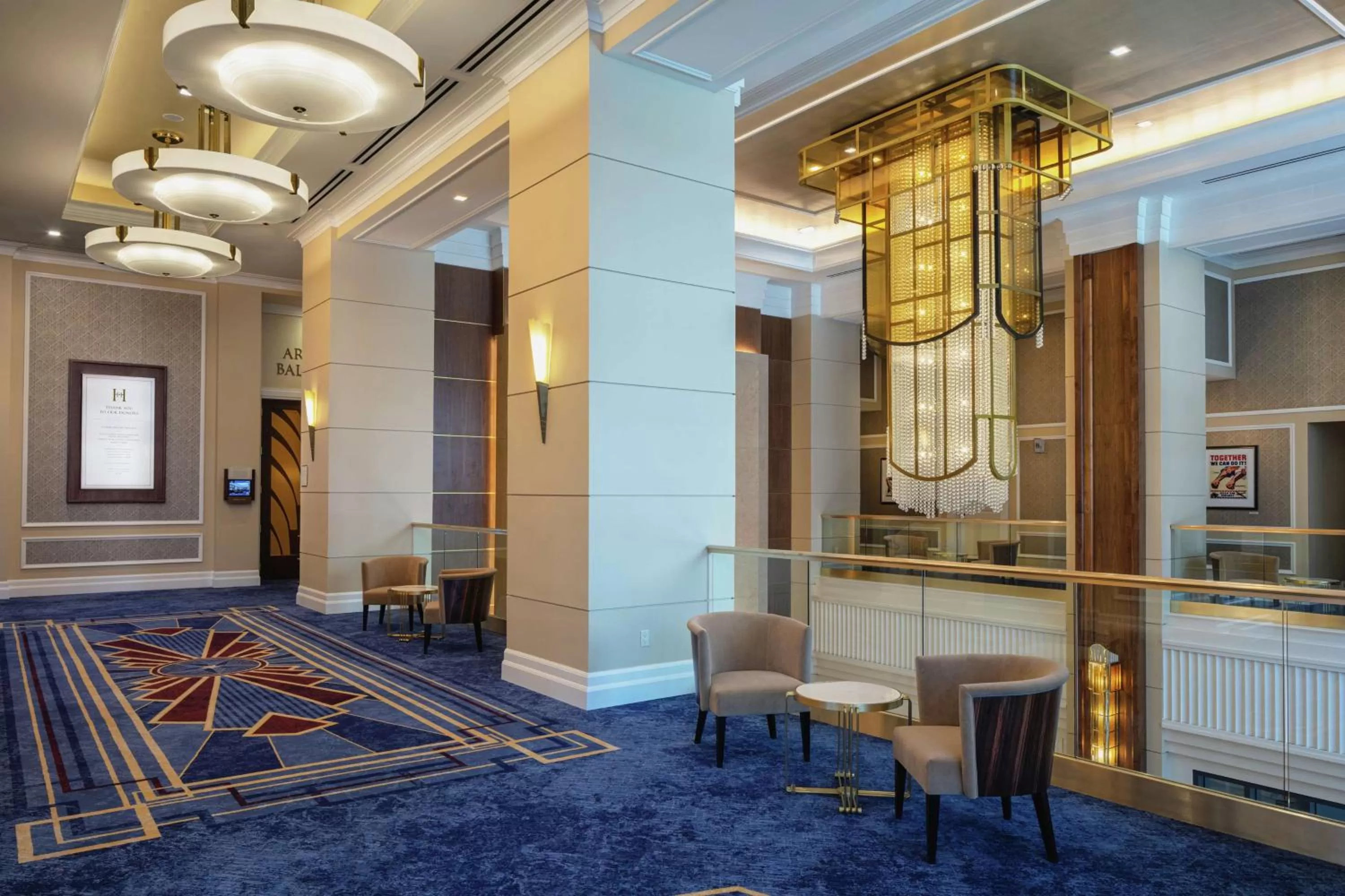 Lobby or reception in The Higgins Hotel New Orleans, Curio Collection by Hilton