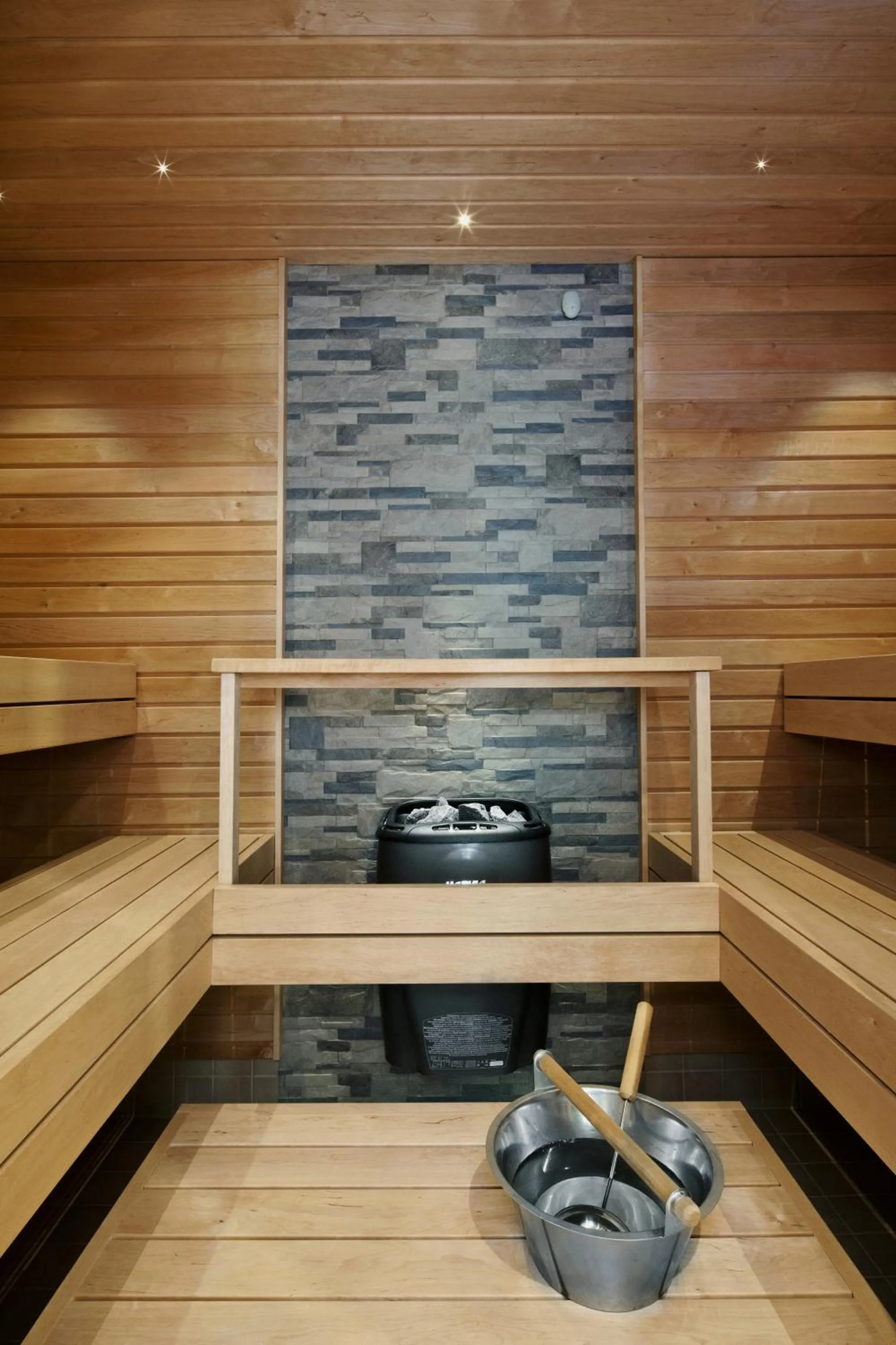 Sauna in Holiday Club Saimaa Apartments