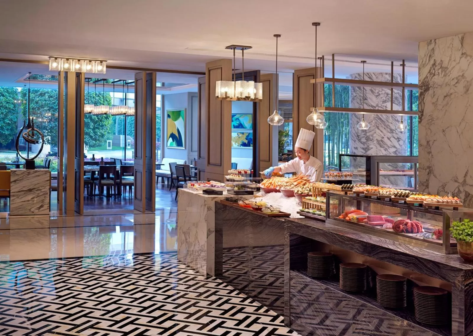 Restaurant/places to eat in Grand Hyatt Hangzhou