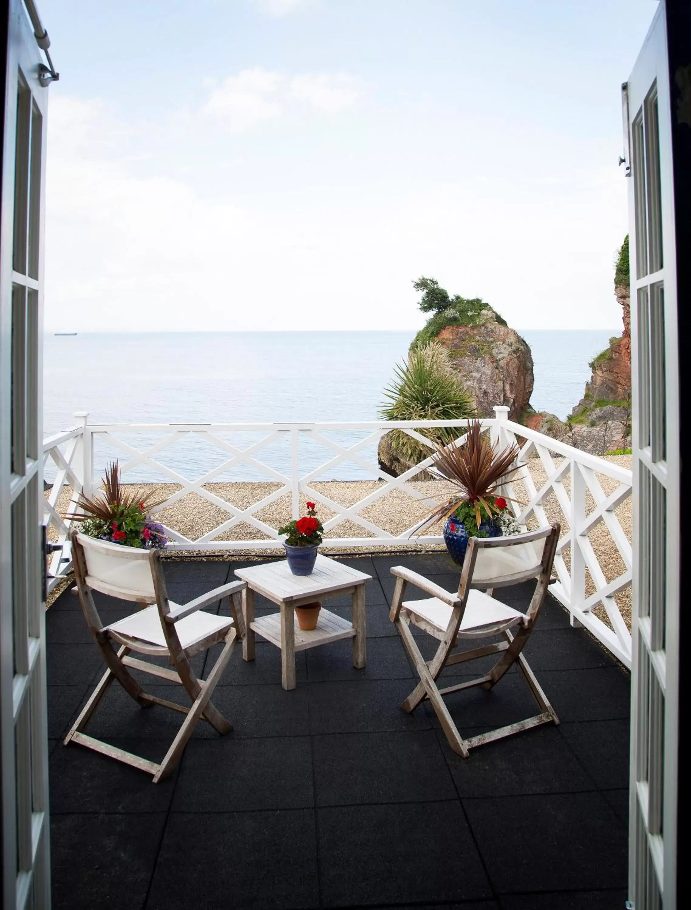 Sea view, Balcony/Terrace in Cary Arms & Spa