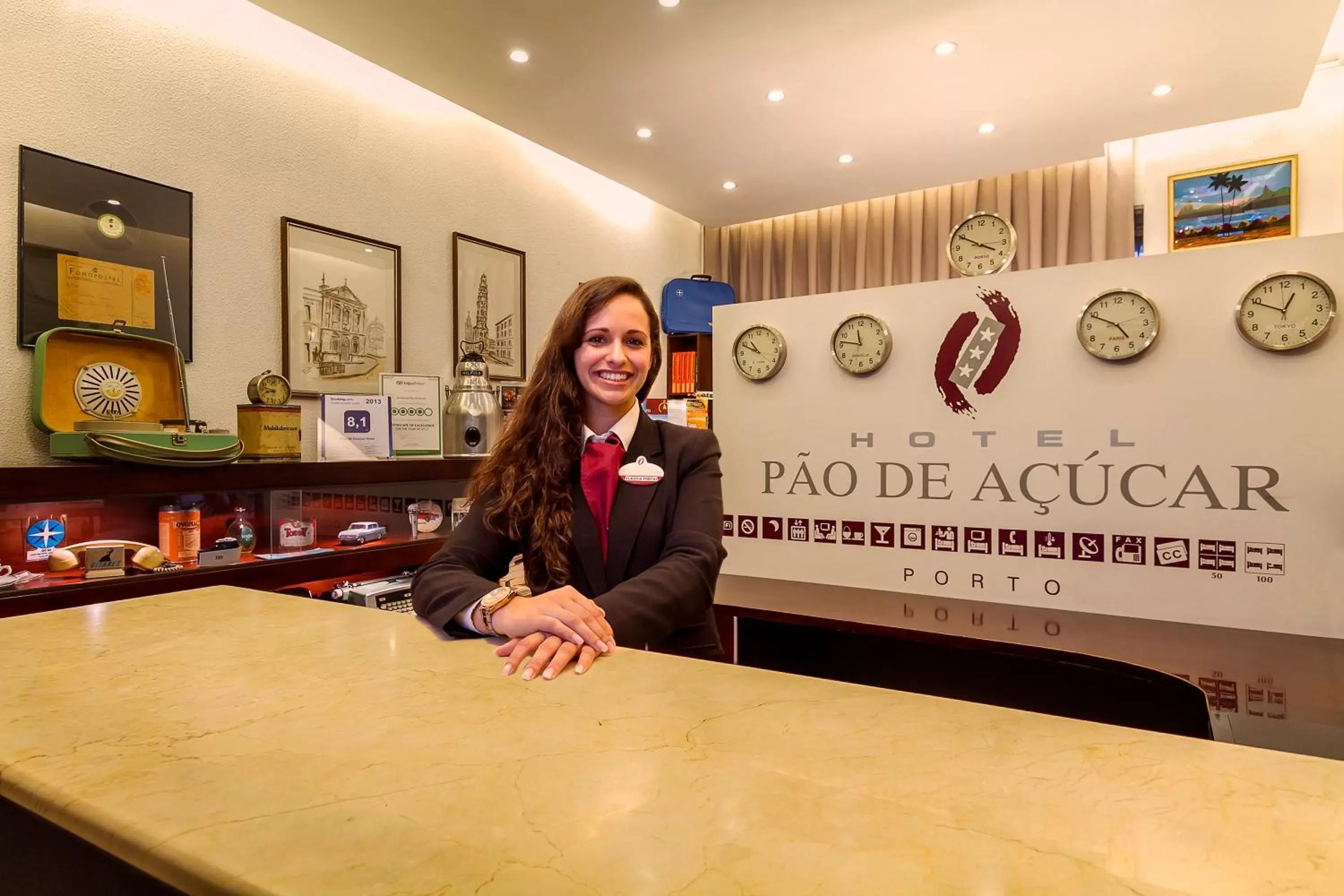 Lobby or reception in Pao de Acucar Hotel Lobby or reception in Pao de Acucar Hotel