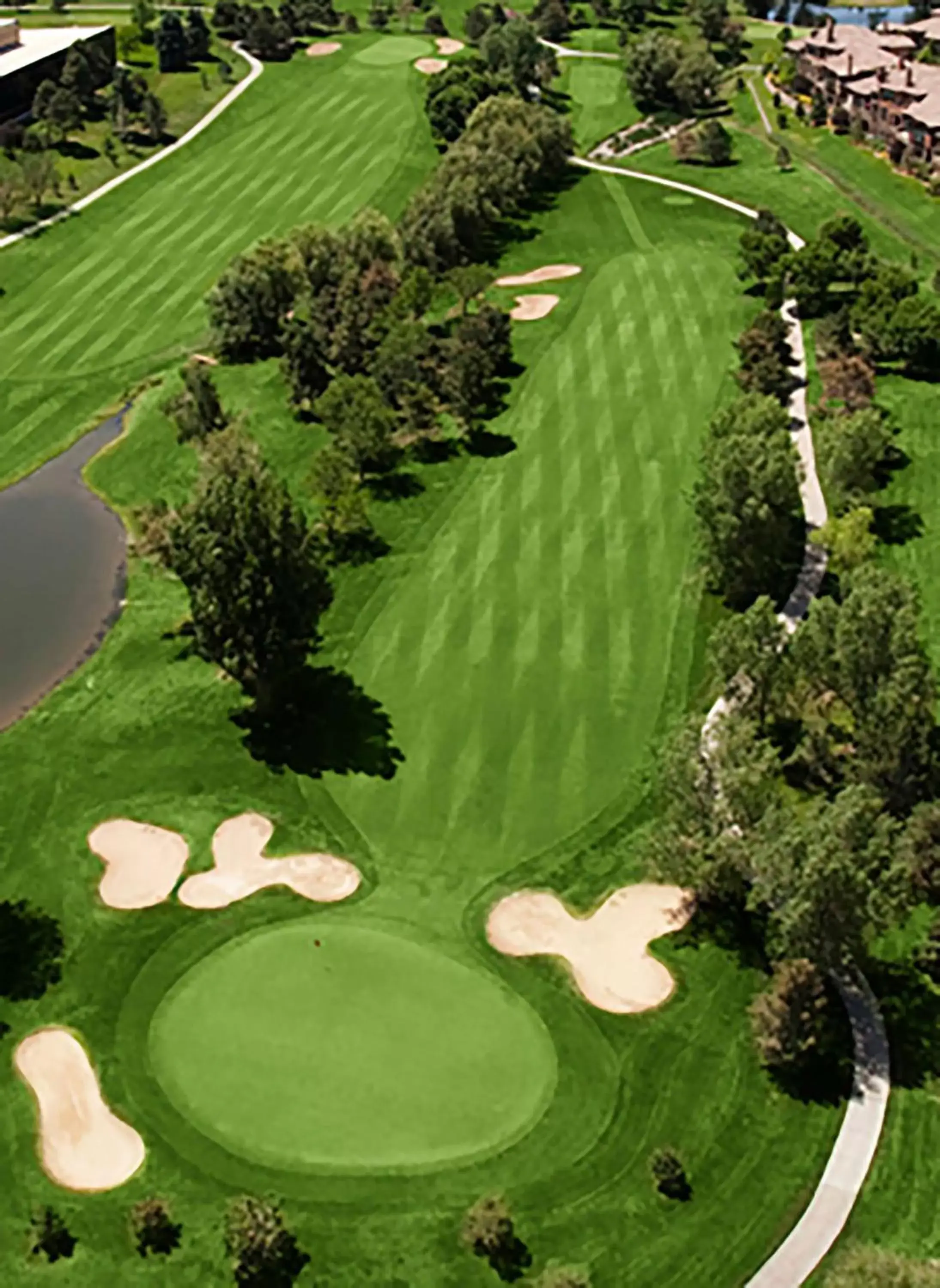 Golfcourse, Bird's-eye View in The Inverness Denver, a Hilton Golf & Spa Resort