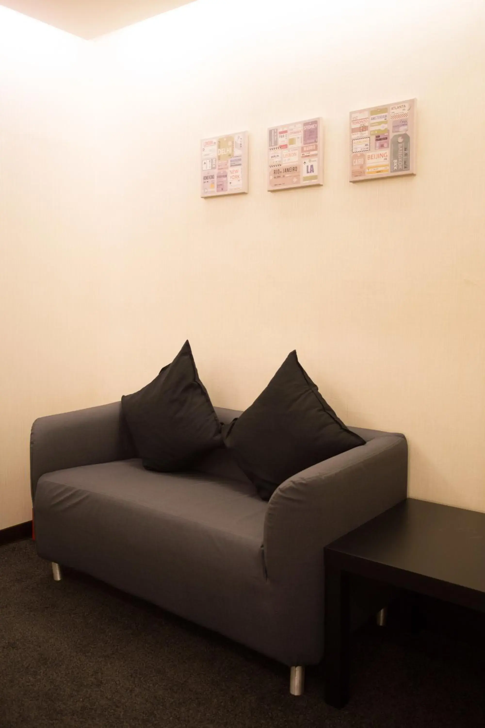 Decorative detail, Seating Area in Fun Inn Taipei