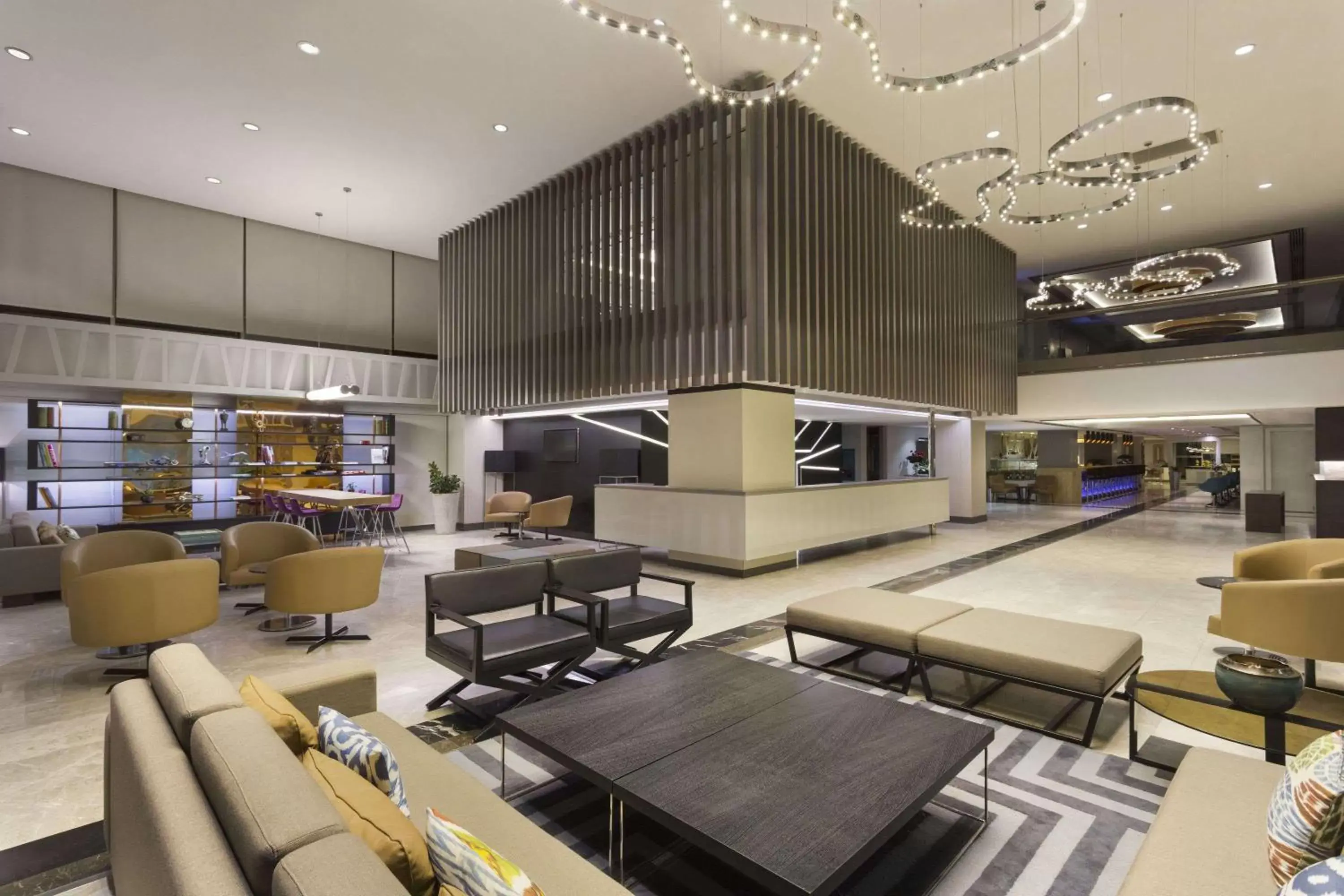 Lobby or reception, Lounge/Bar in Ramada Hotel & Suites by Wyndham Izmir Kemalpasa