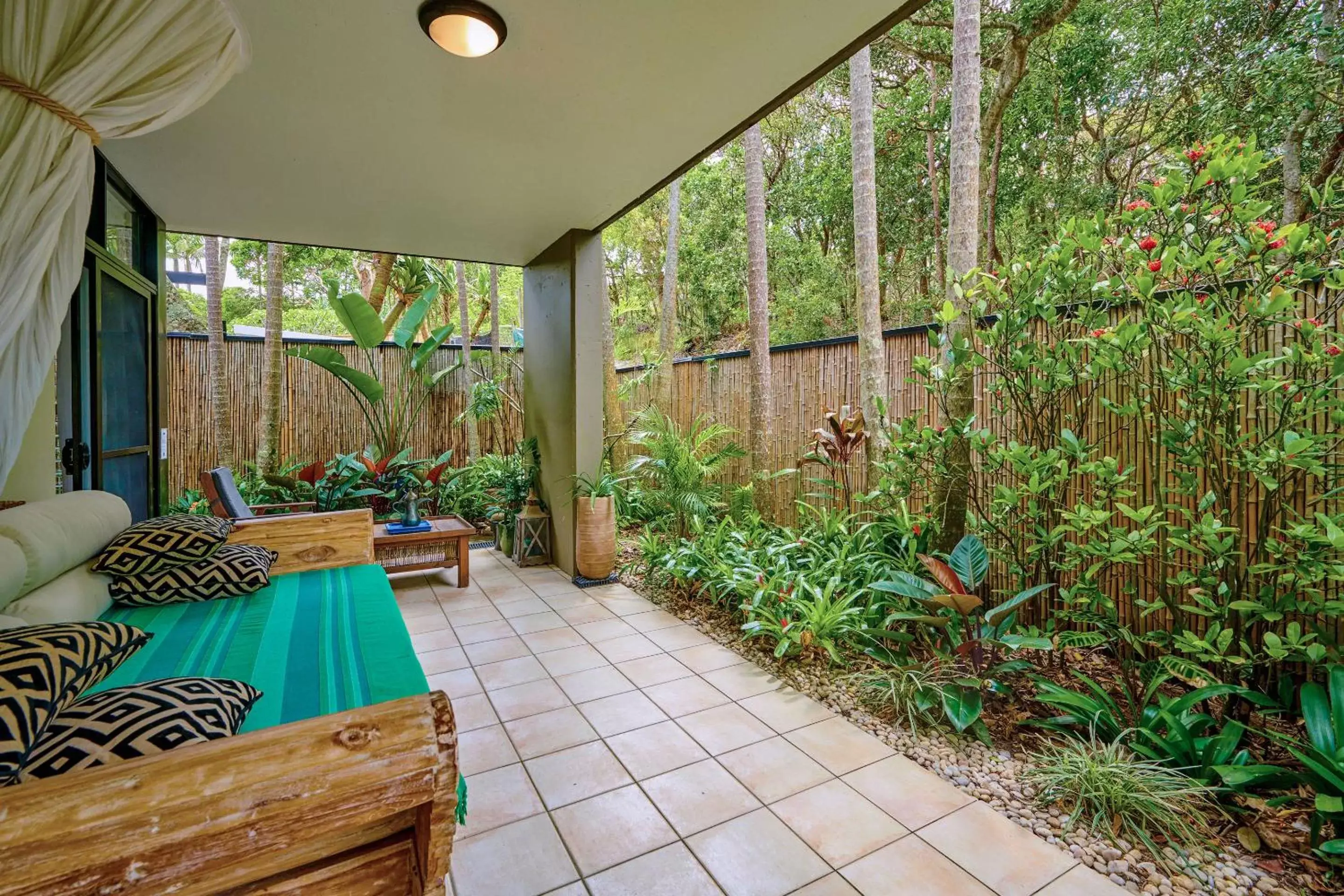 Patio in Julians Apartments