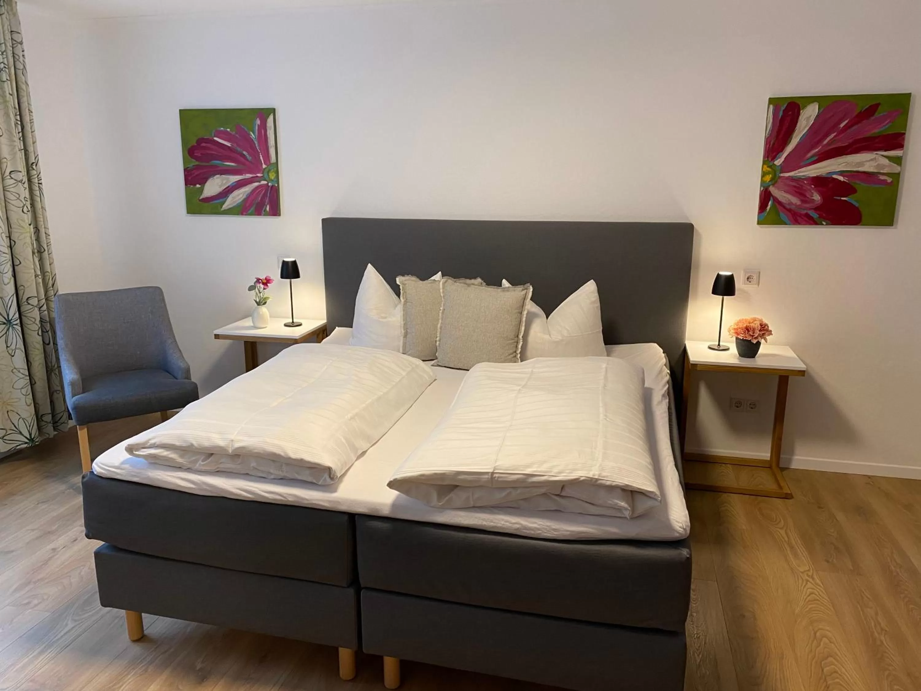 Bed in Hotel Ostermann