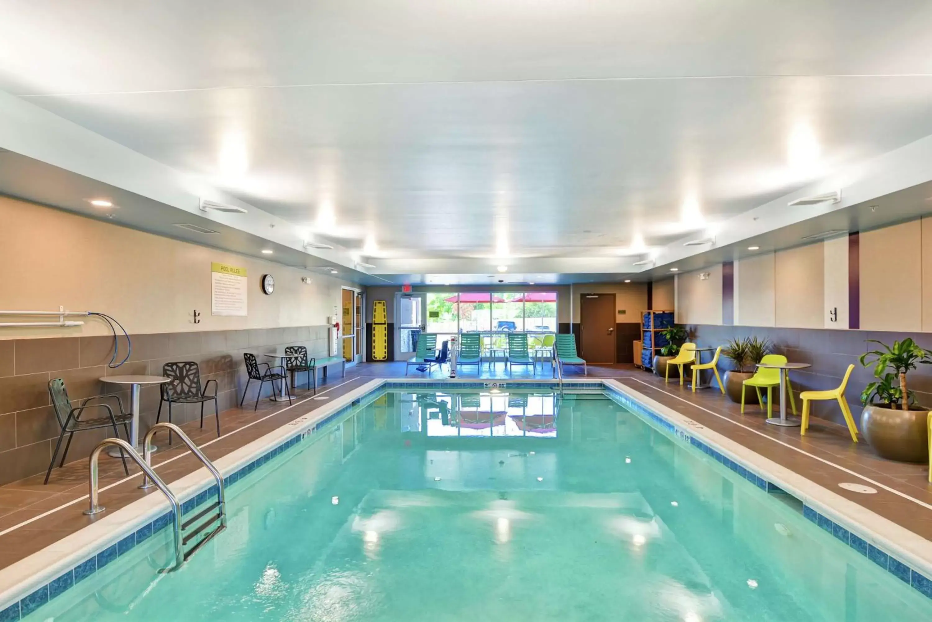 Pool view, Swimming Pool in Home2 Suites By Hilton Dayton Vandalia