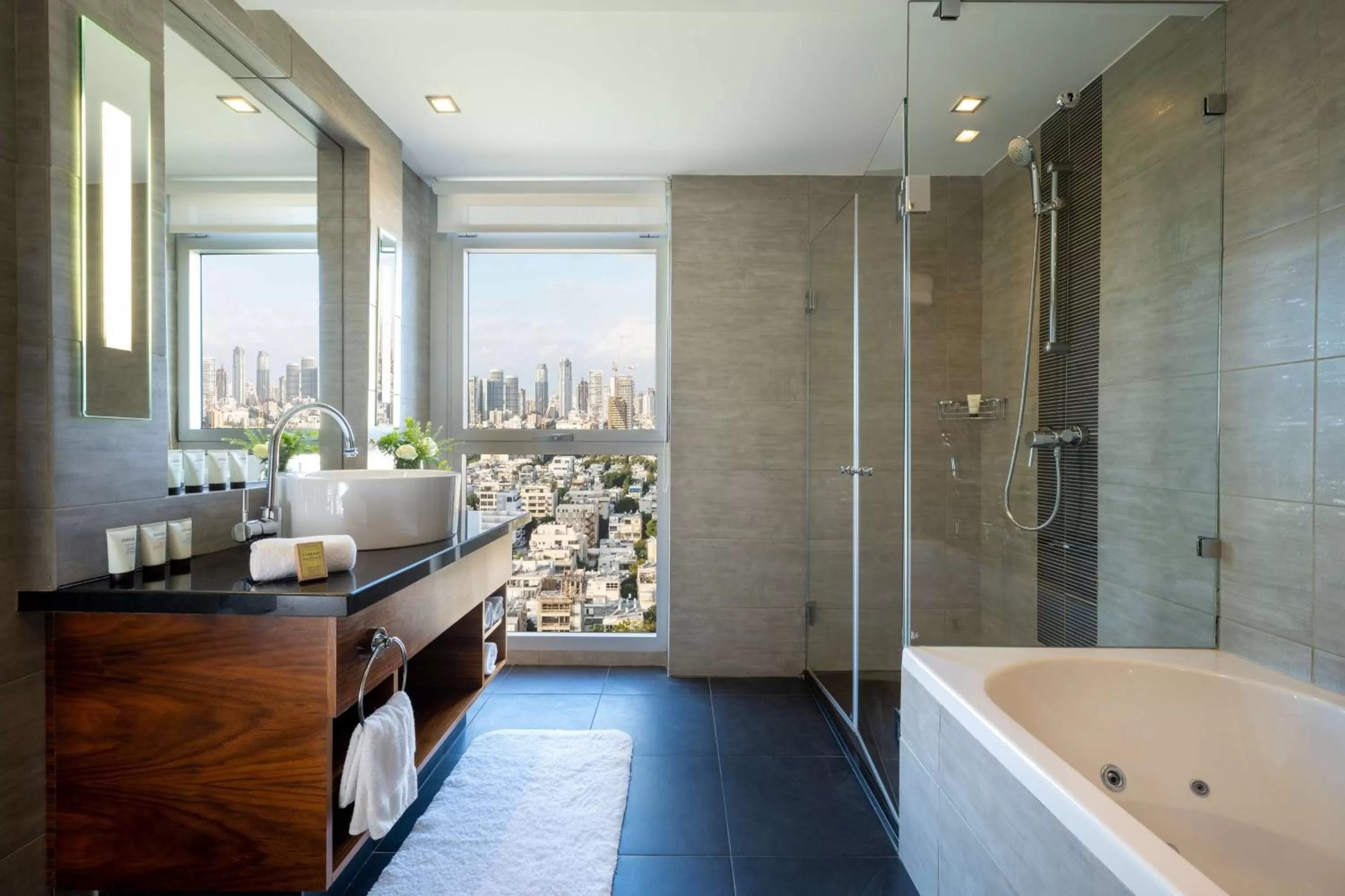 Bathroom in Hilton Tel Aviv Hotel