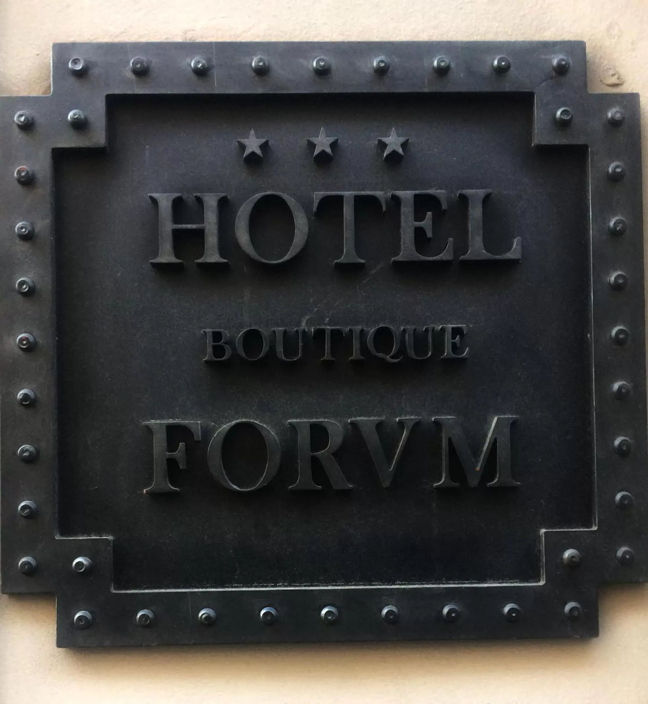 Property logo or sign in Forvm boutique Hotel