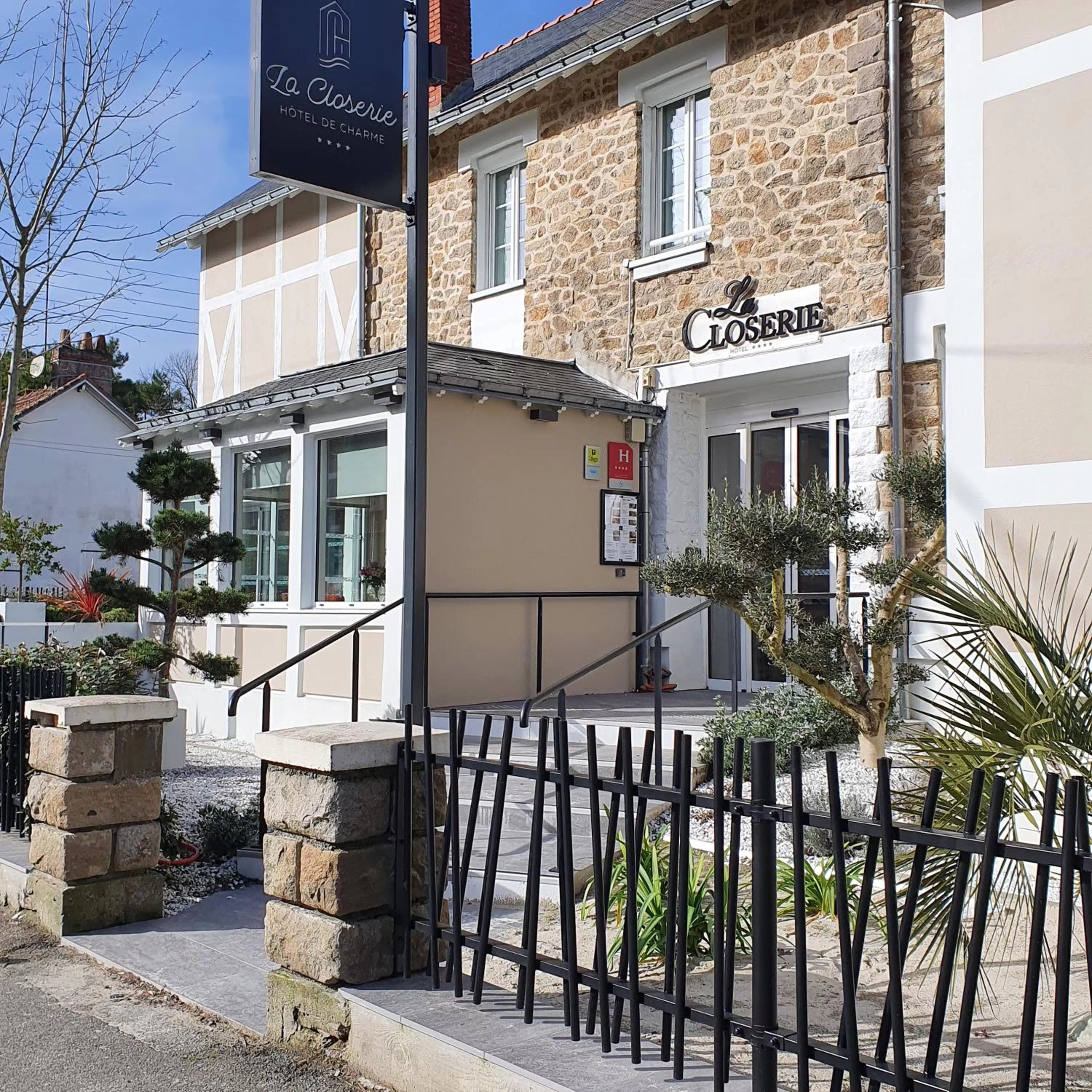 Property building in Logis Hotel La Closerie