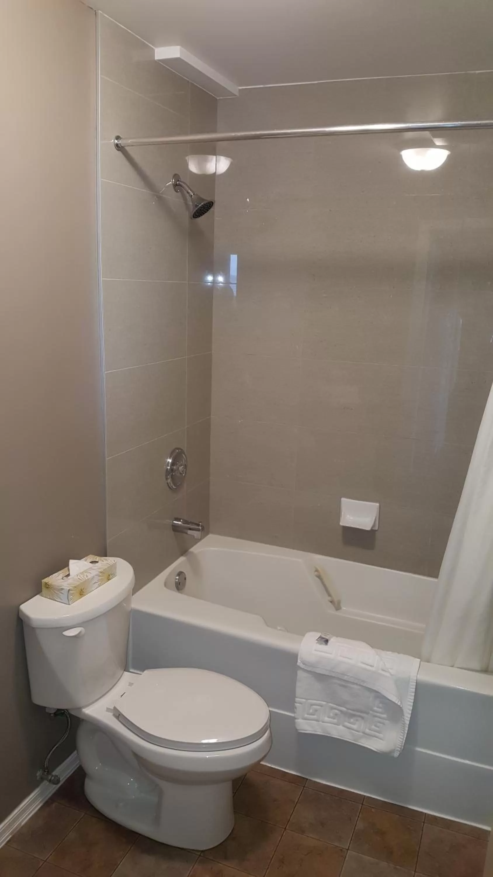 Bathroom in The Cedarwood Inn & Suites