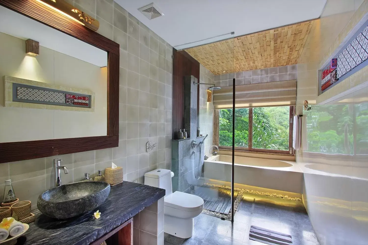 Shower, Bathroom in The Kayon Resort