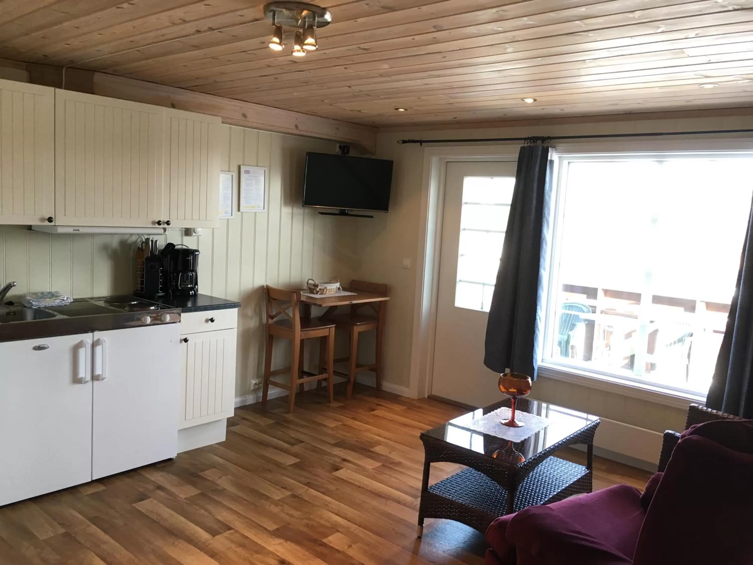 Kitchen or kitchenette in Sørlandet Feriesenter