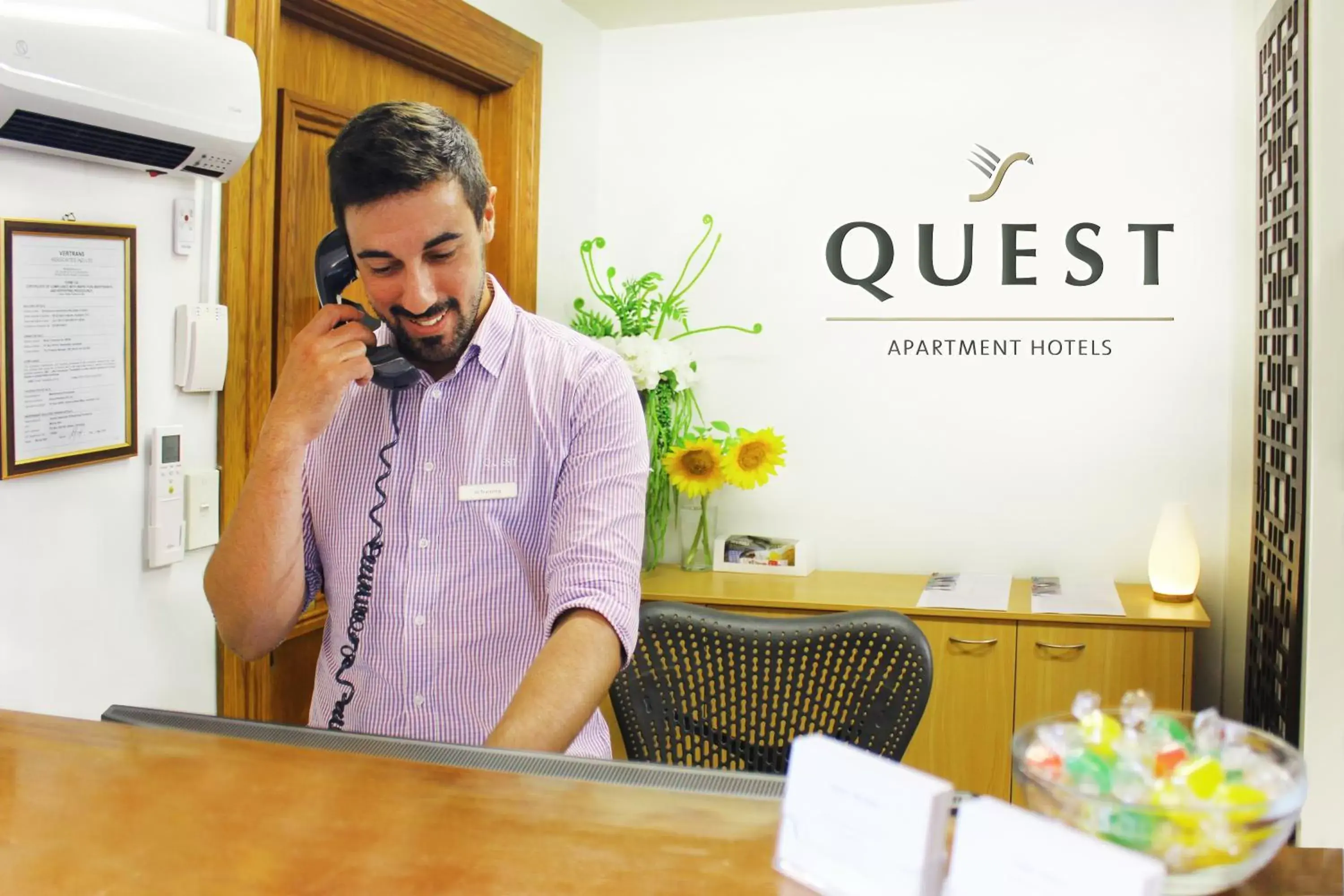 Staff in Quest on Eden Serviced Apartments