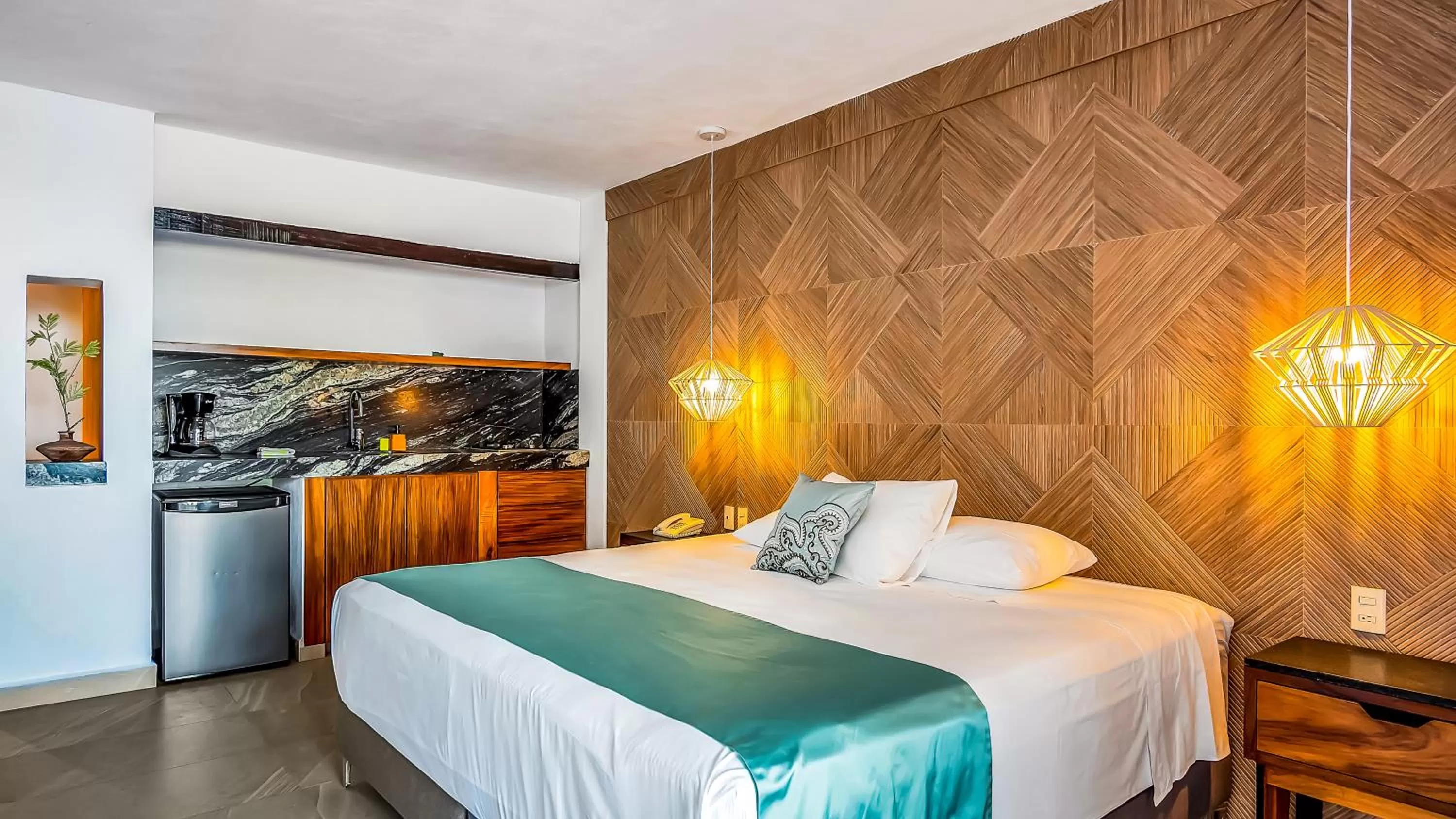 Bed in Marboka Hotel & Suites