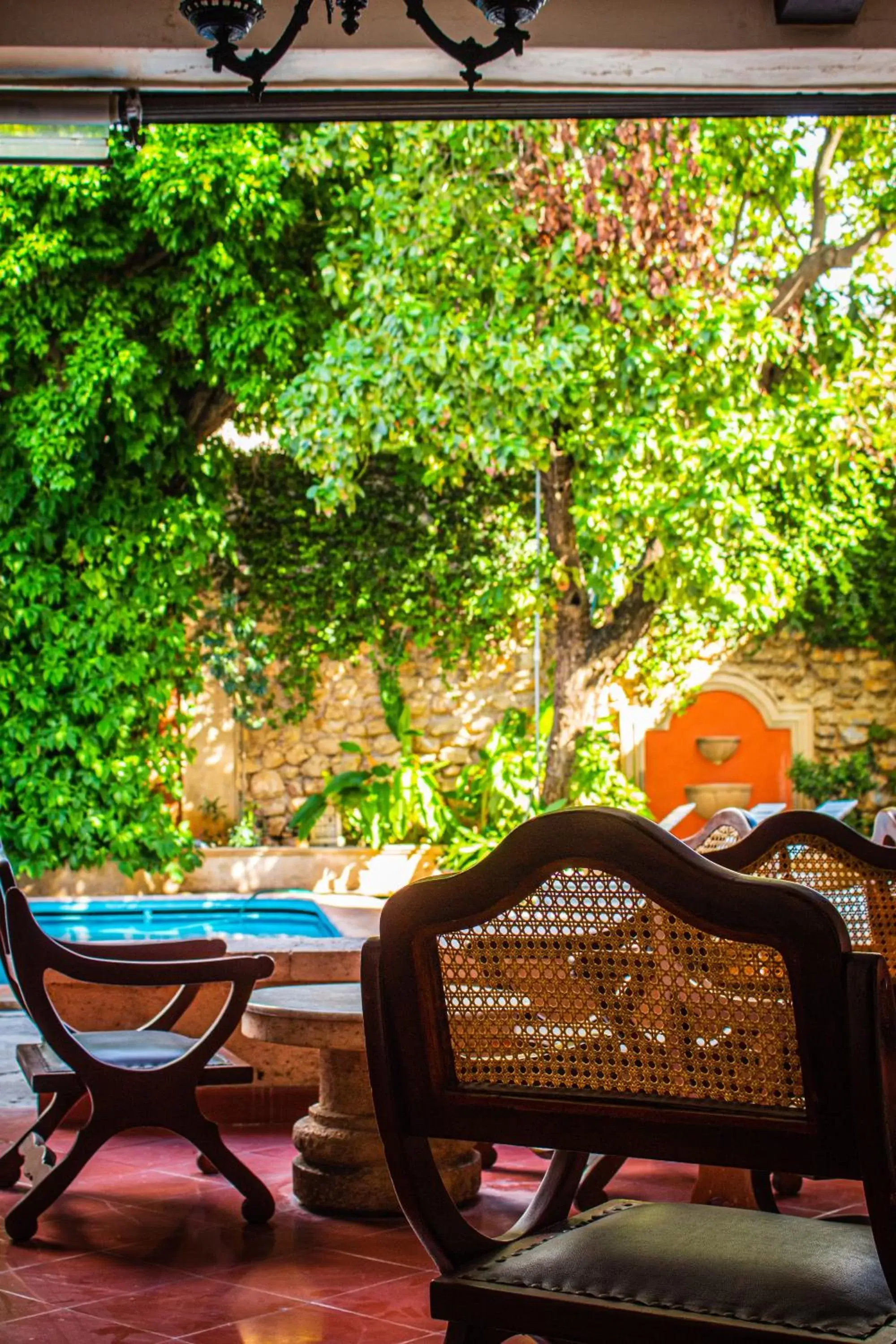 Swimming pool in Casa del Balam