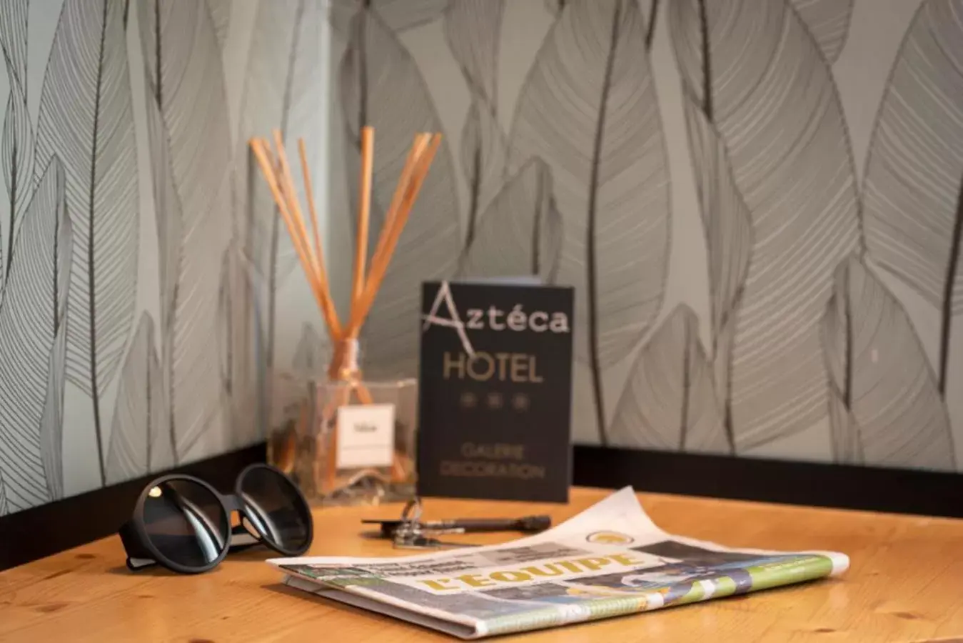 Bedroom in Hotel Spa Azteca Barcelonnette