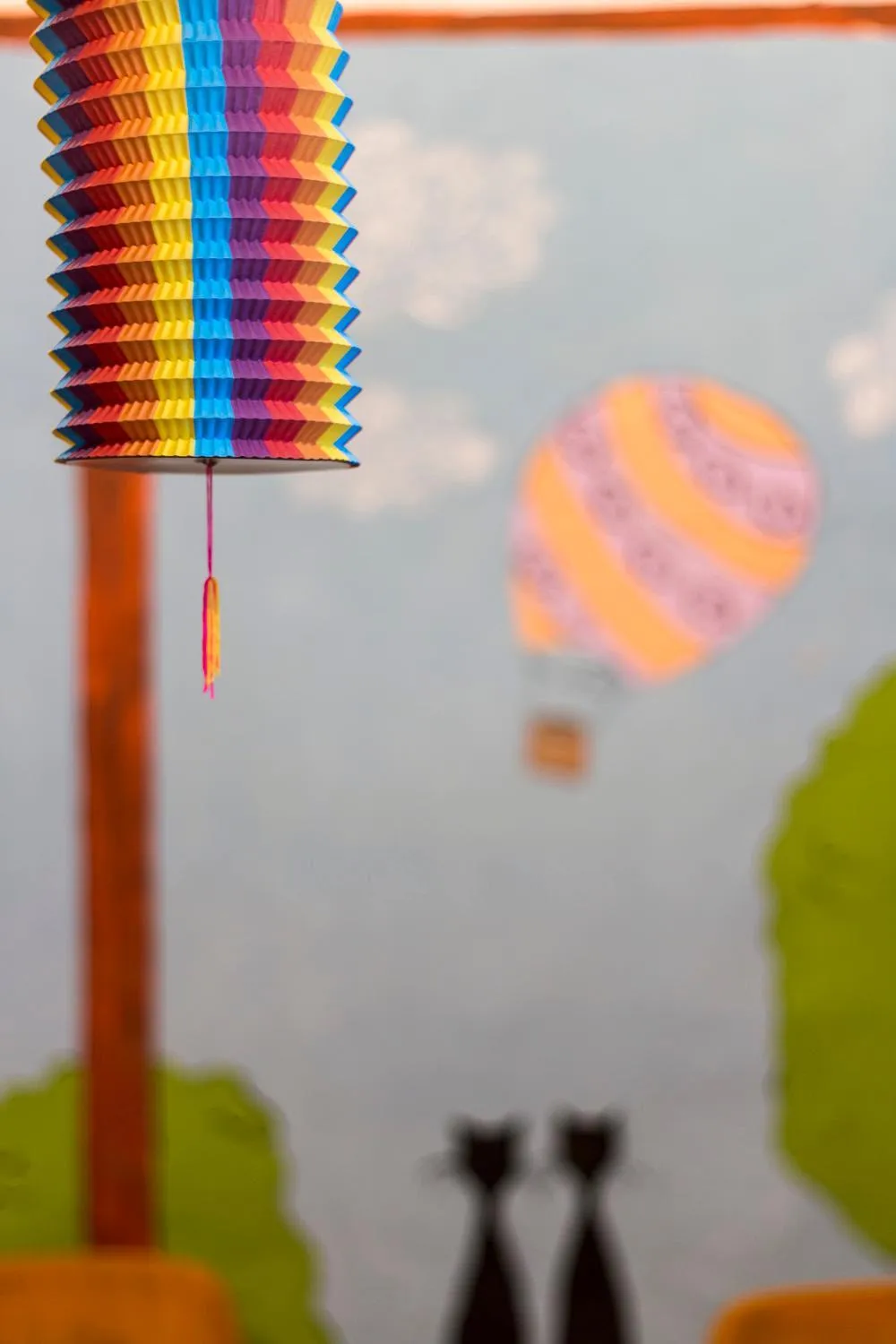 Decorative detail in Baroque Hostel & Coworking