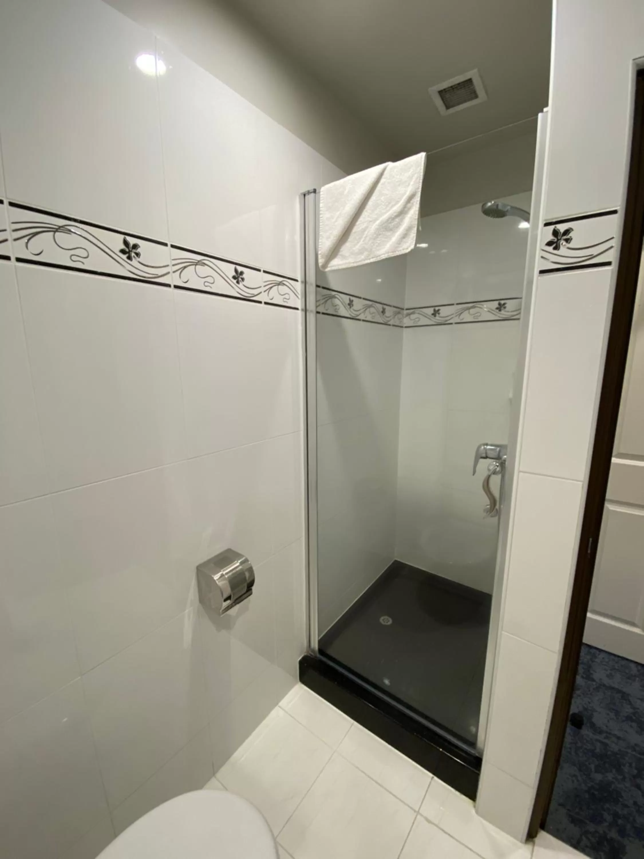 Shower in Trinity Hotel