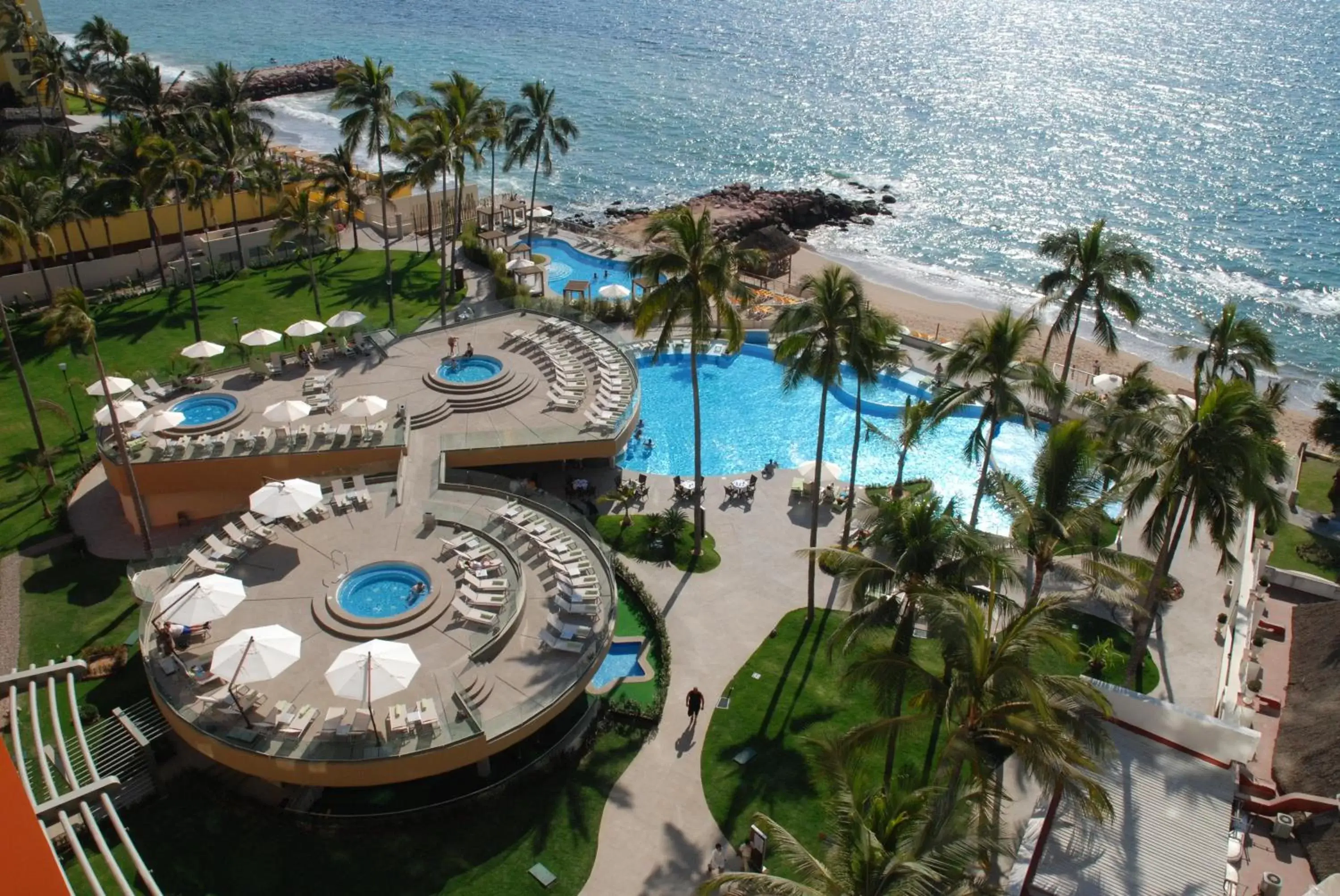 Facade/entrance, Pool View in Sunset Plaza Beach Resort Puerto Vallarta All Inclusive