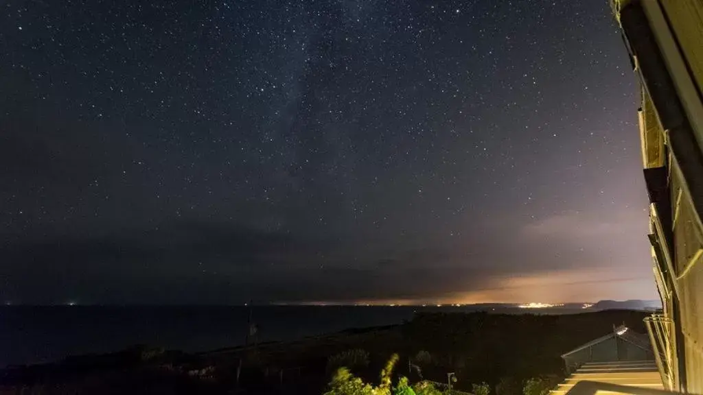 Night in Chesil Beach Lodge