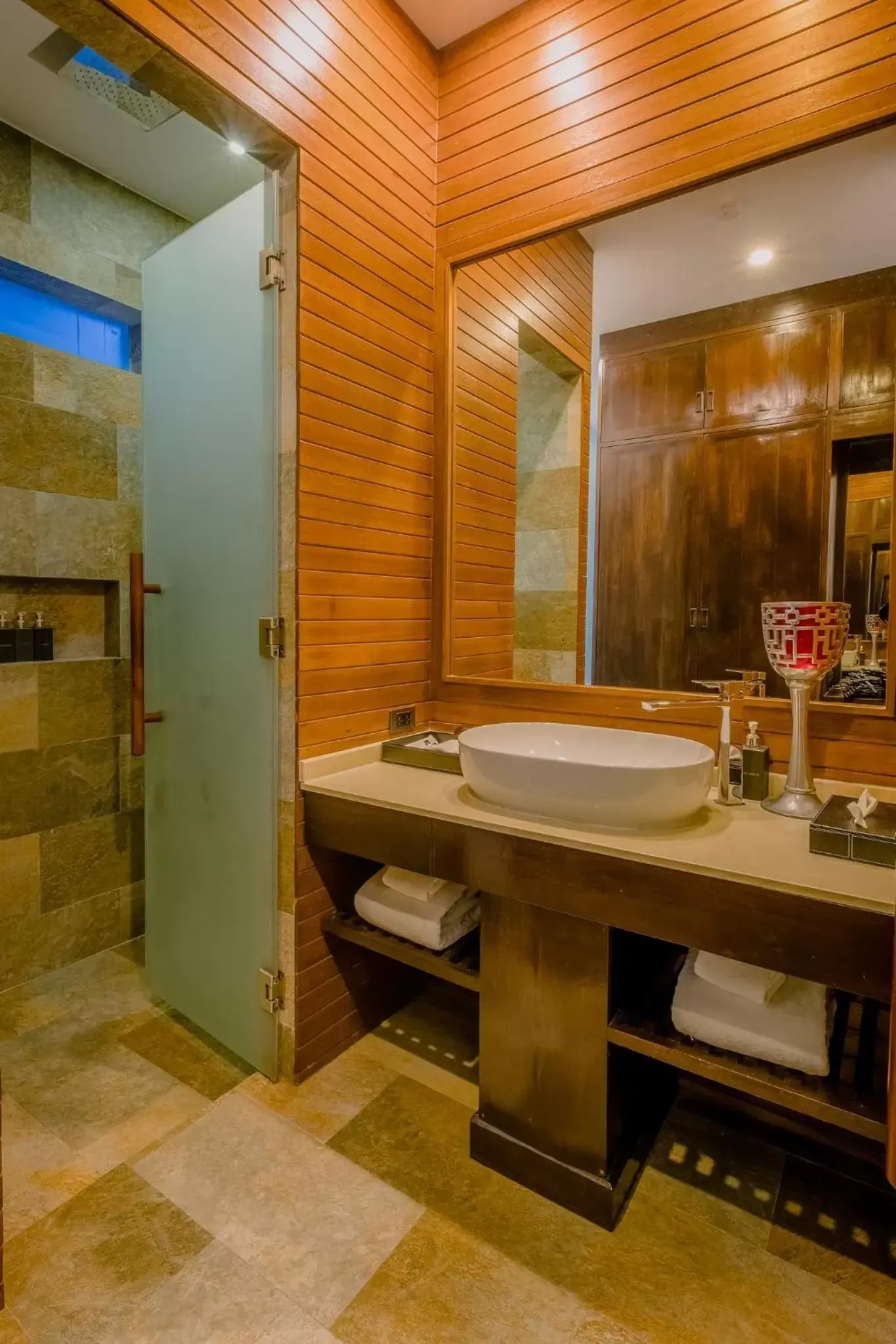 Shower, Bathroom in The Privilege Hotel Ezra Beach Club