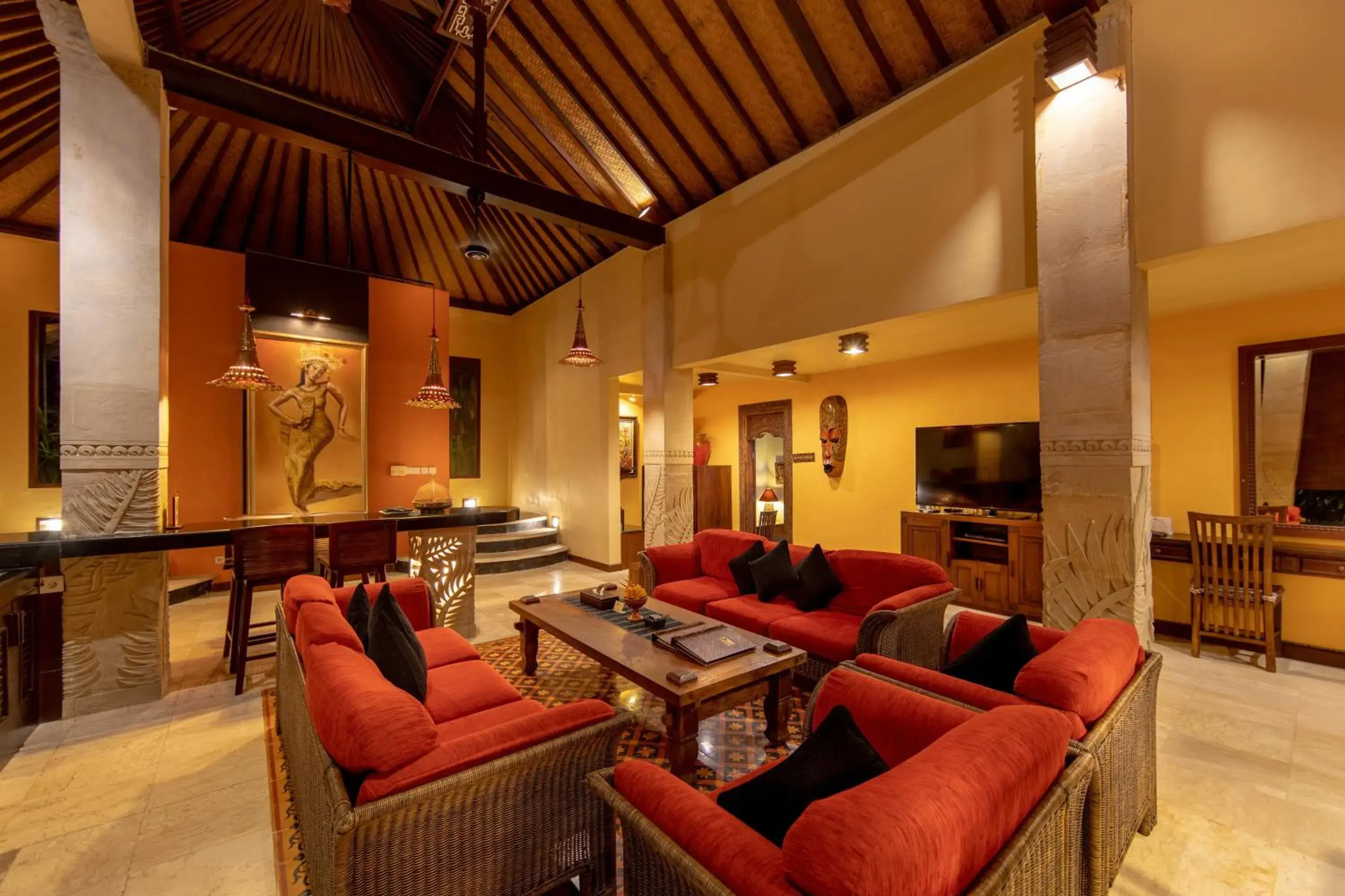 Living room, Seating Area in Bidadari Private Villas & Retreat