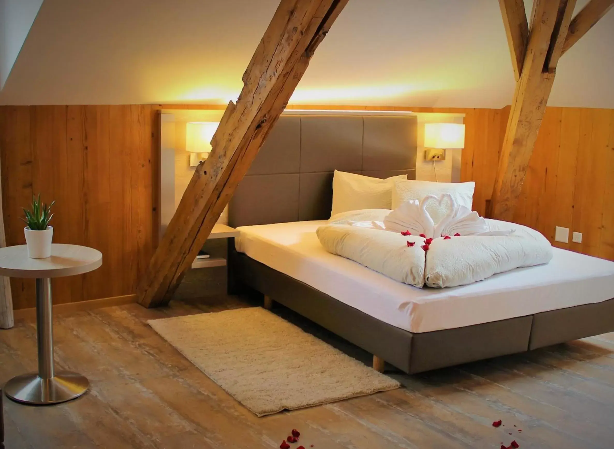 Bed in Hotel Emmental