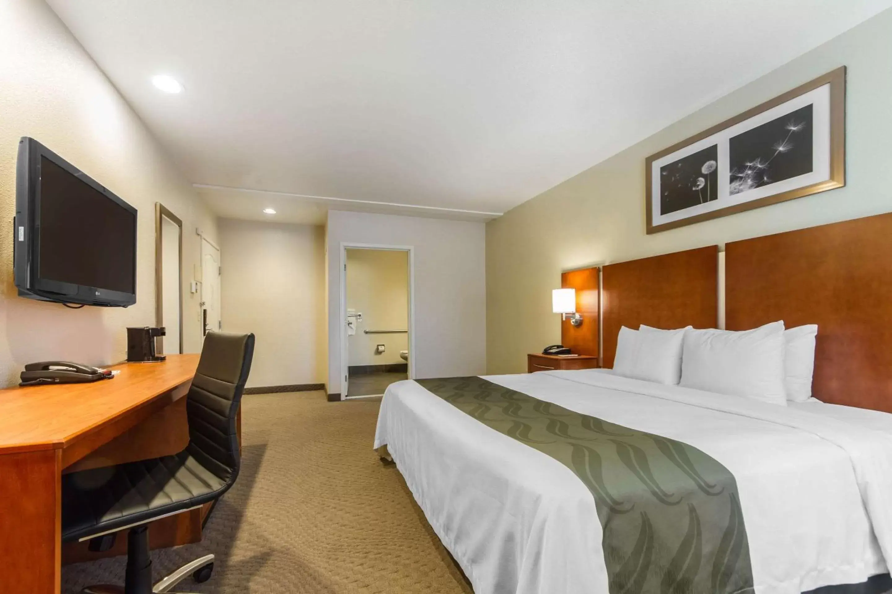 Photo of the whole room, Bed in Quality Inn San Jose Airport - Silicon Valley