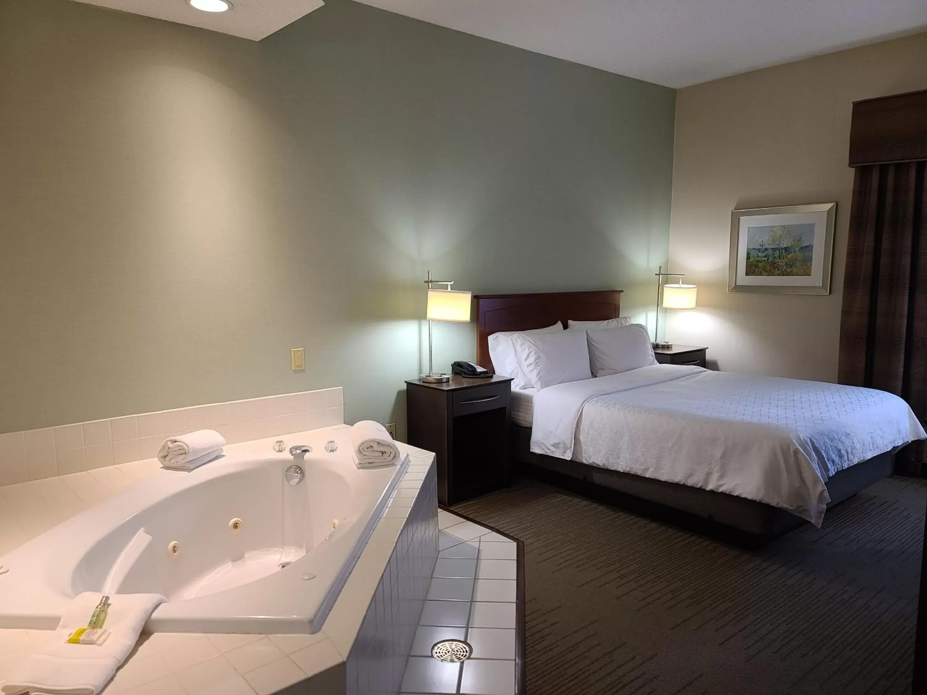 1 Queen Bed with In Room Whirlpool in Holiday Inn Express Hotel & Suites-St. Paul, an IHG Hotel 1 Queen Bed with In Room Whirlpool in Holiday Inn Express Hotel & Suites-St. Paul, an IHG Hotel