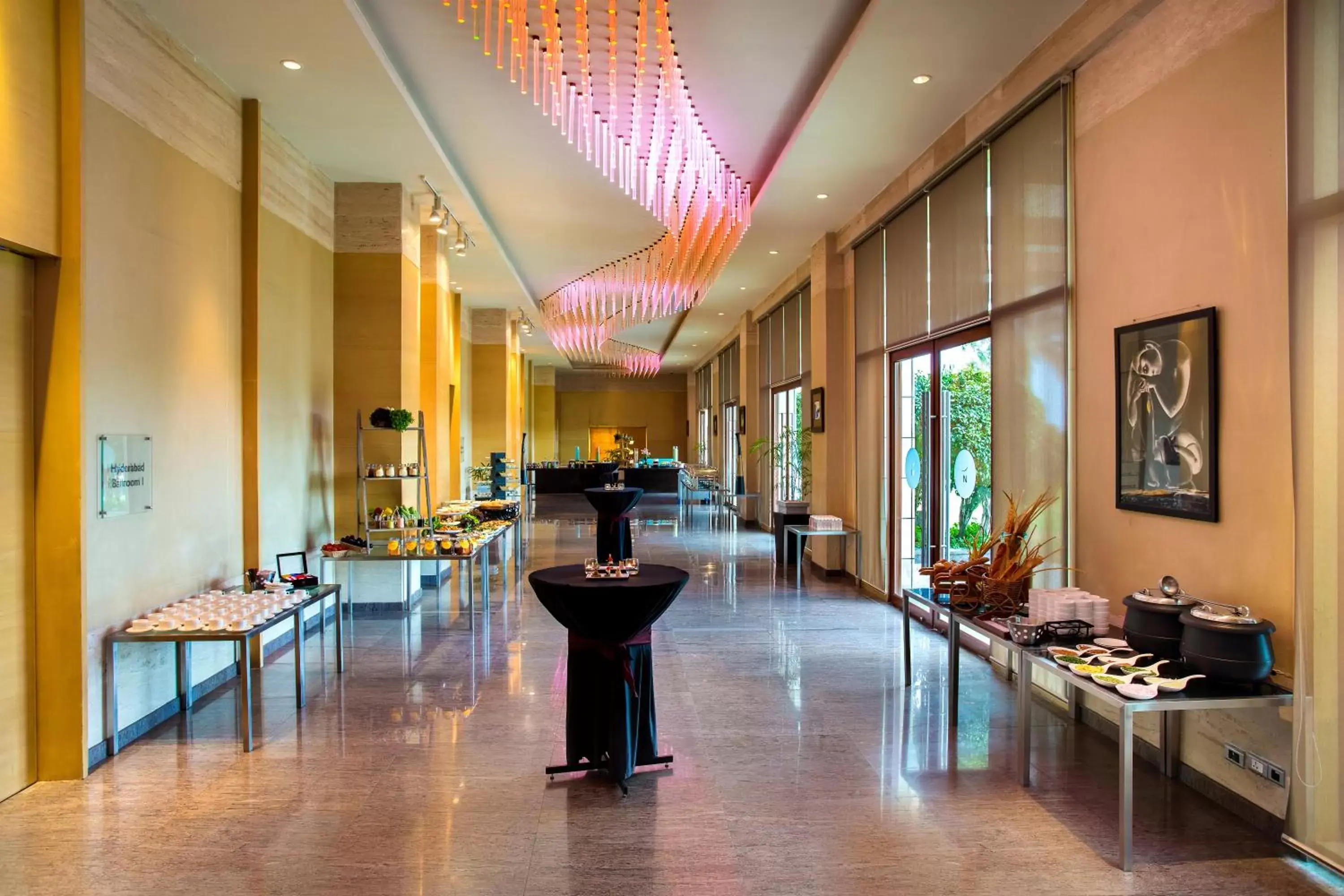 Lobby or reception, Restaurant/Places to Eat in Novotel Hyderabad Airport