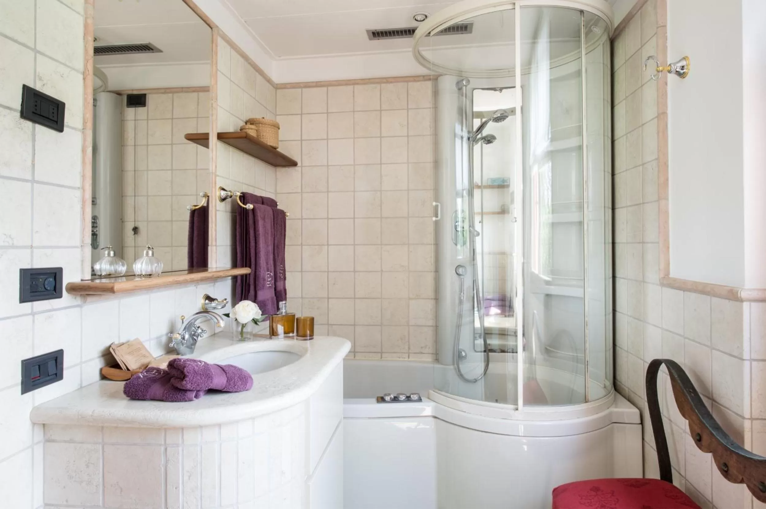 Shower in San Giacomo Horses & Agriturismo