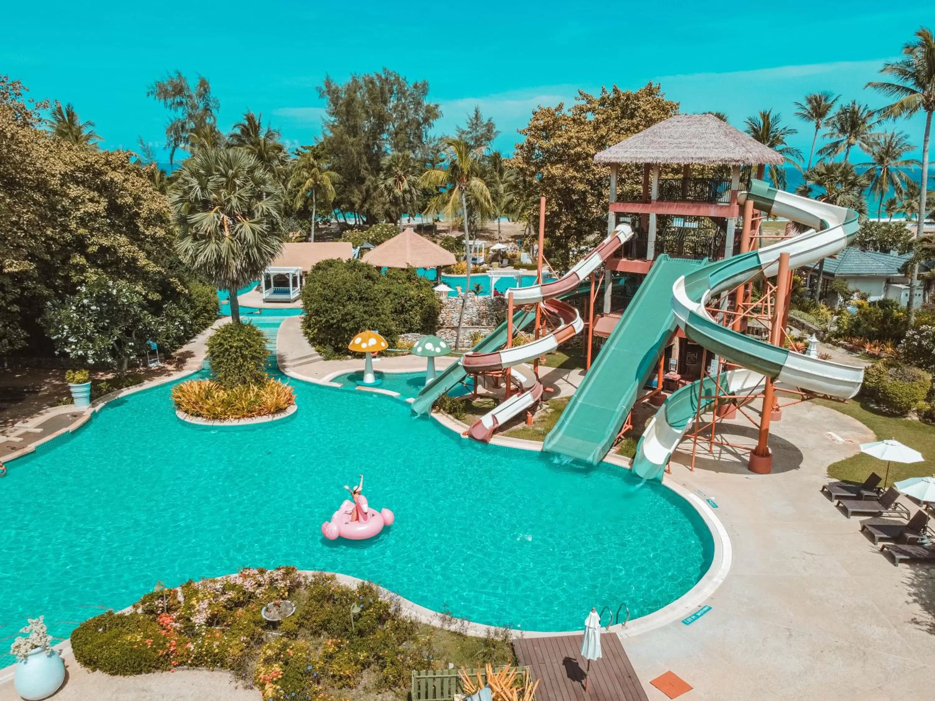 Aqua park in Thavorn Palm Beach Resort Phuket