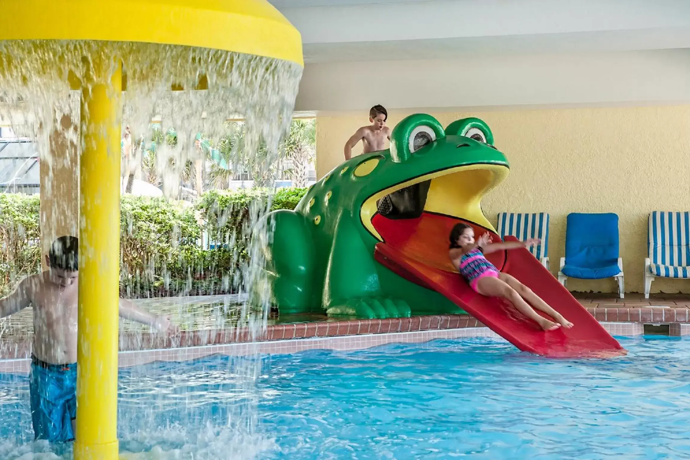 Aqua park, Swimming Pool in Sea Crest Oceanfront Resort