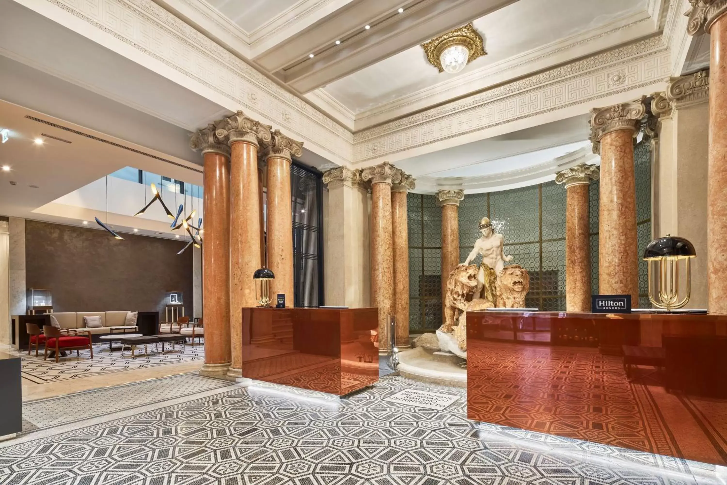 Lobby or reception in DoubleTree By Hilton Trieste