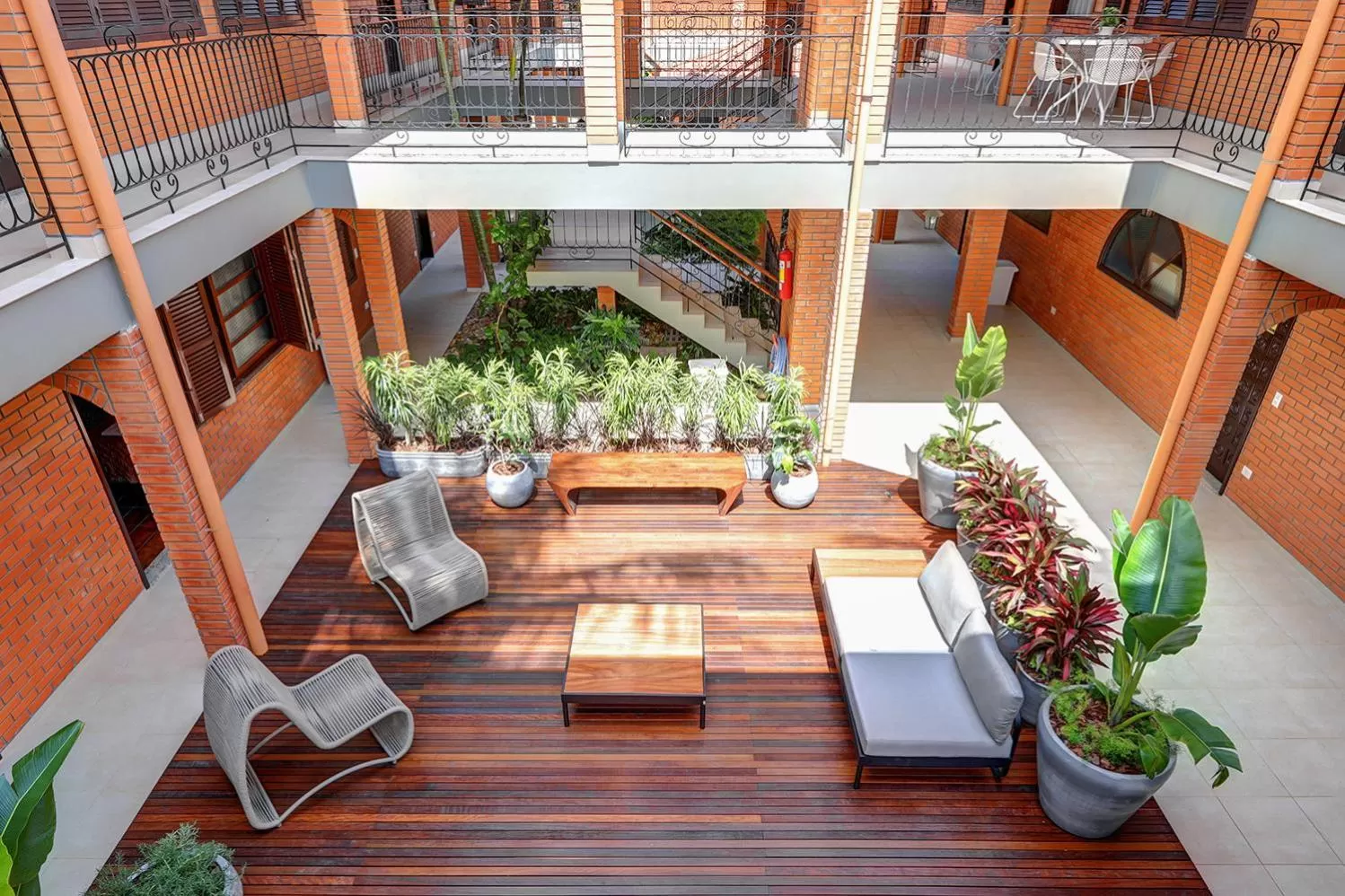 Patio in Elite Hotel