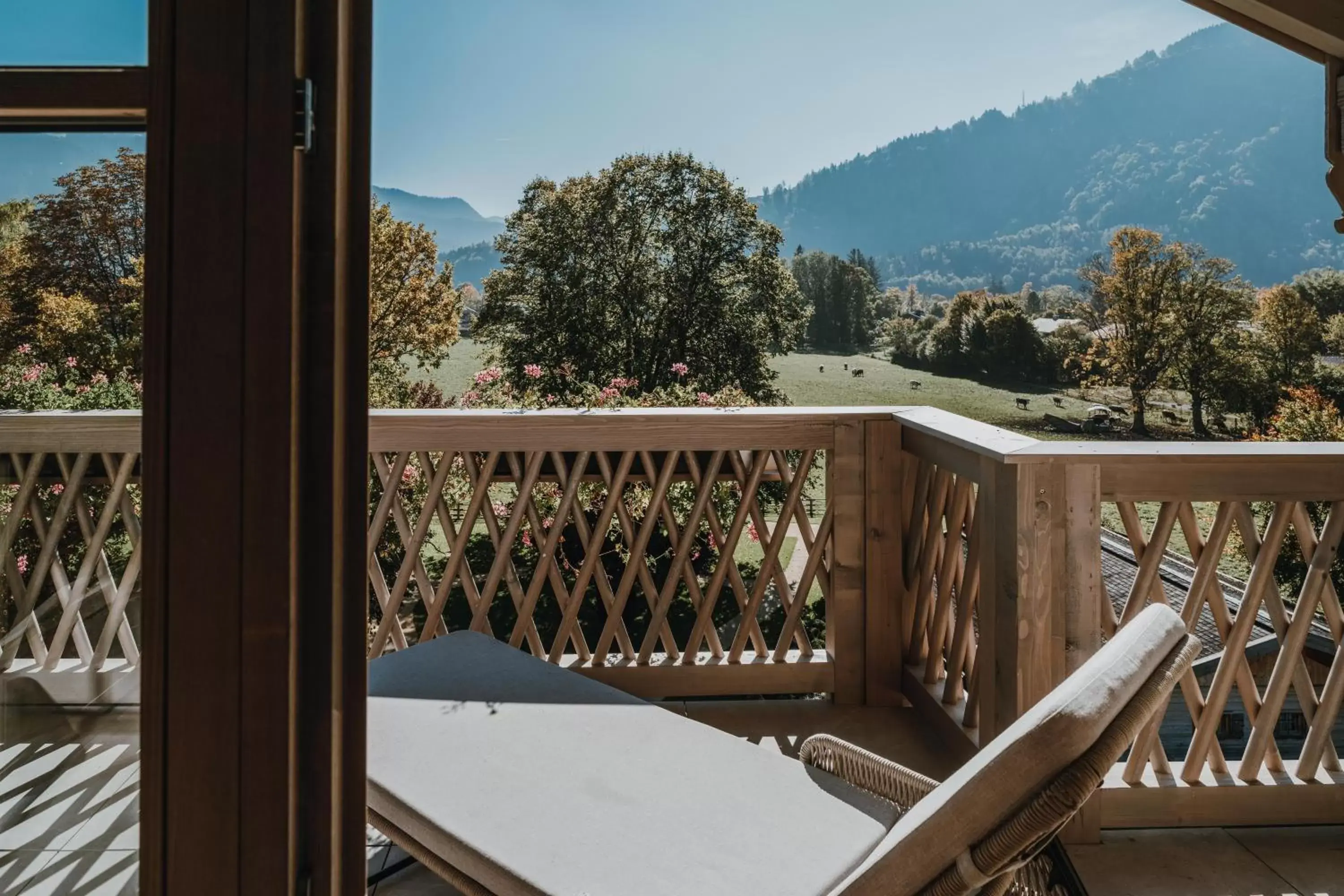 Balcony/Terrace, Mountain View in Parkhotel Egerner Höfe