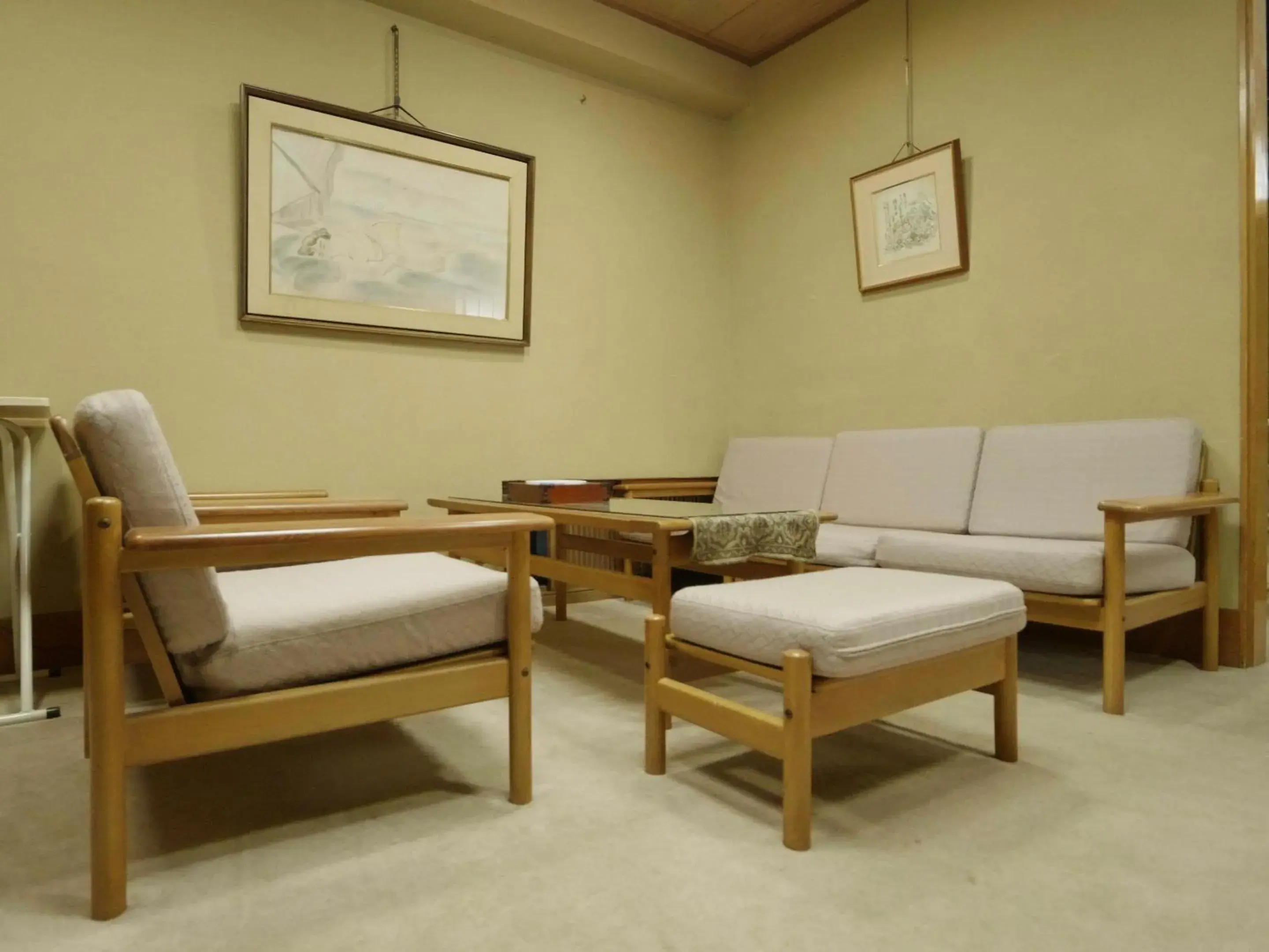 Seating Area in Shibu Onsen Kokuya