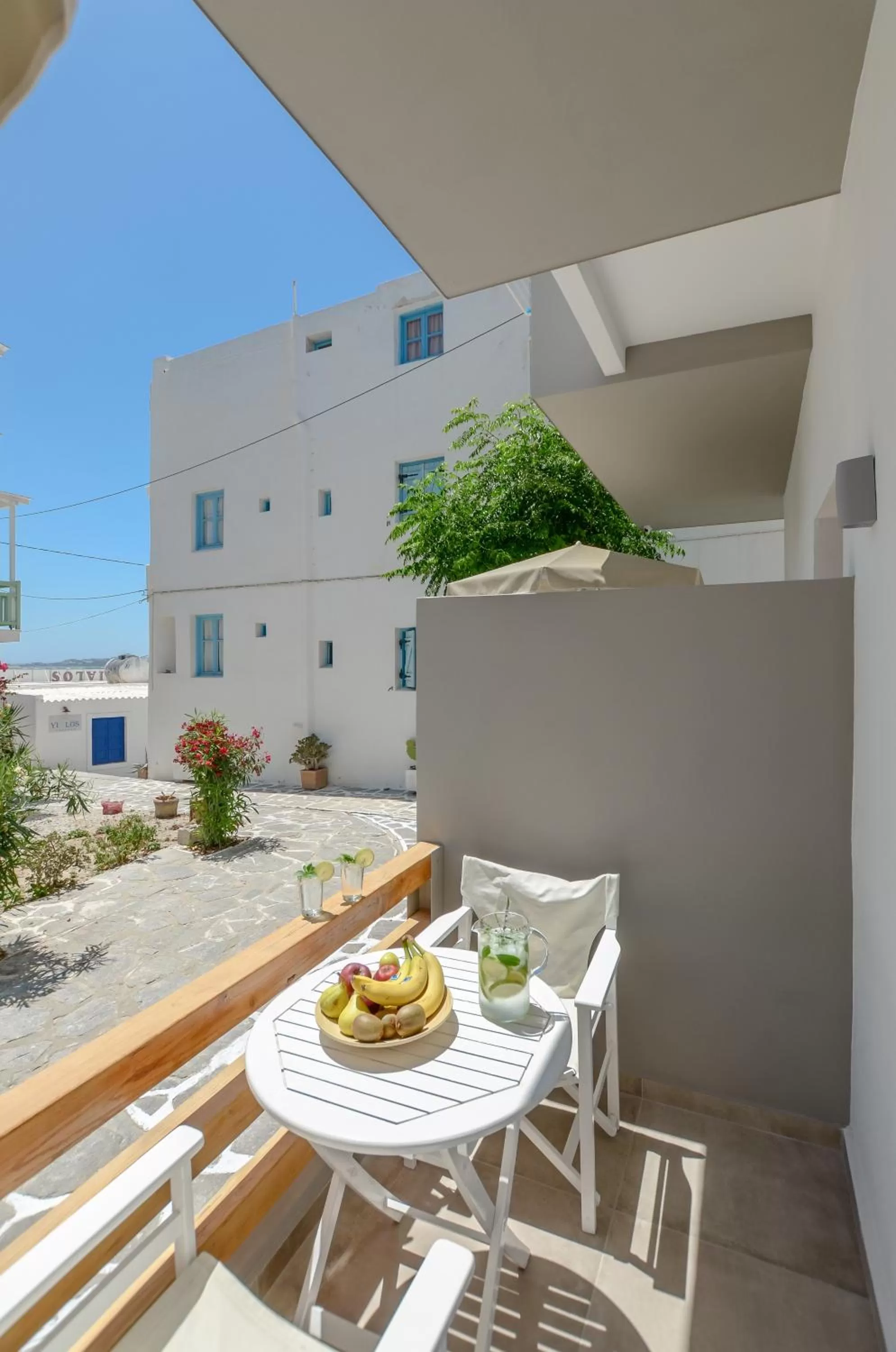 Balcony/Terrace in Panormos Hotel and Studios