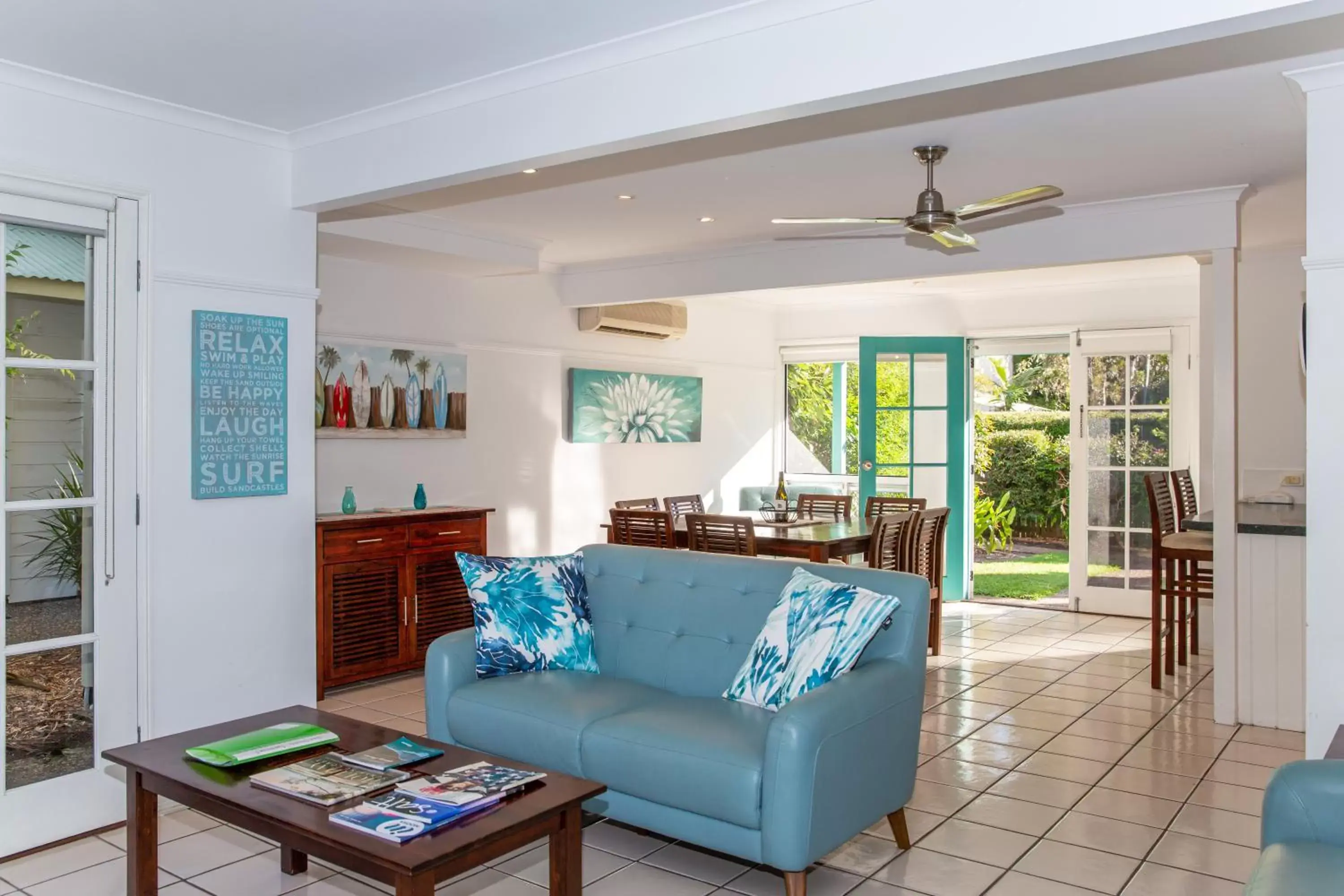 Seating Area in Coral Beach Noosa Resort