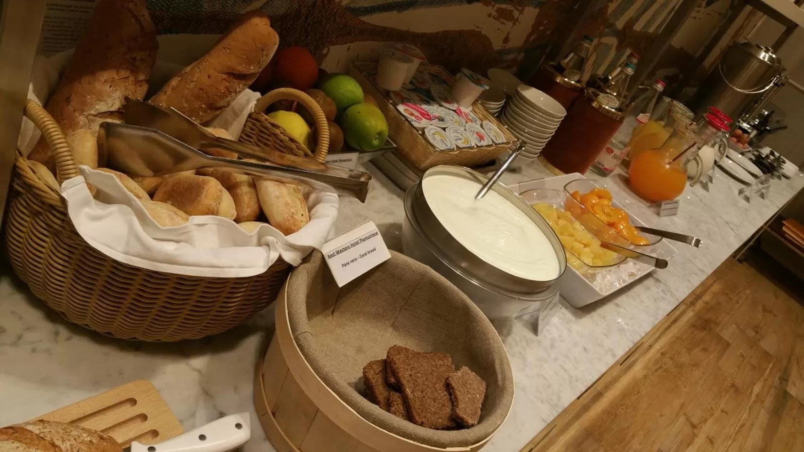 Breakfast in Best Western Hotel Piemontese