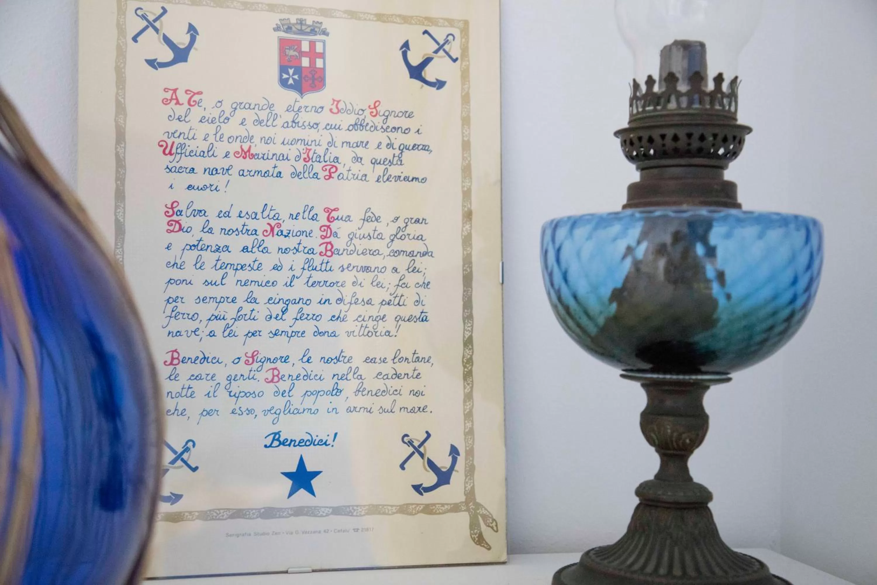 Decorative detail in B&b Cefalù