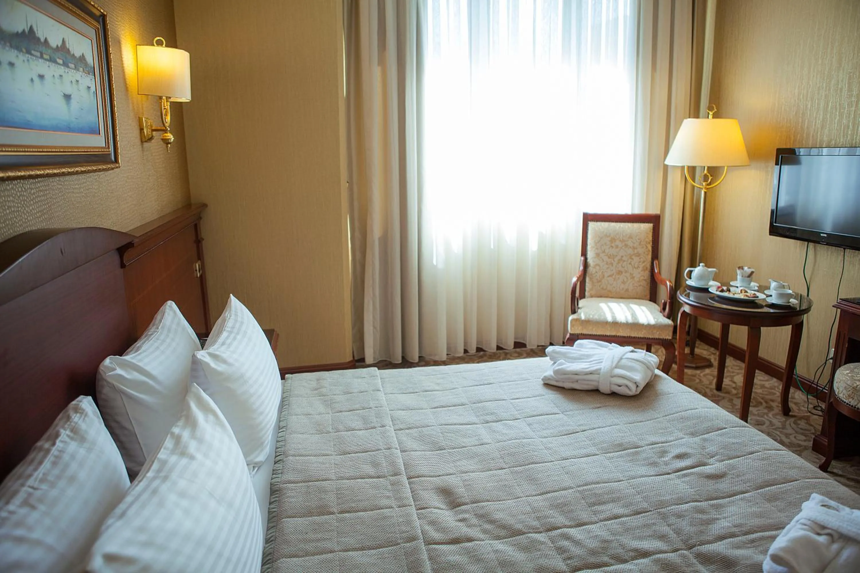 Bed in Bilek Istanbul Hotel