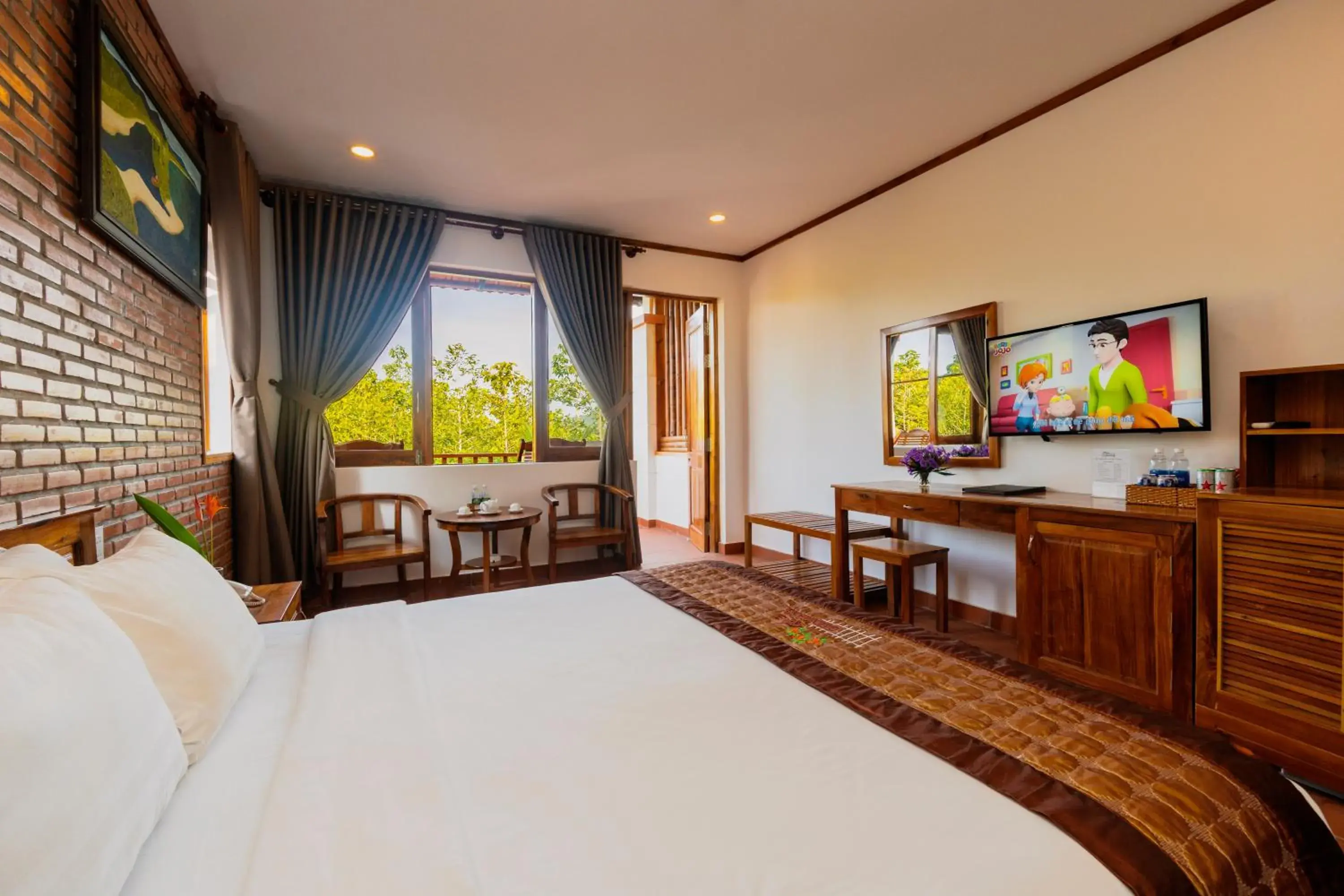 Bedroom, TV/Entertainment Center in The Garden House Phu Quoc Resort