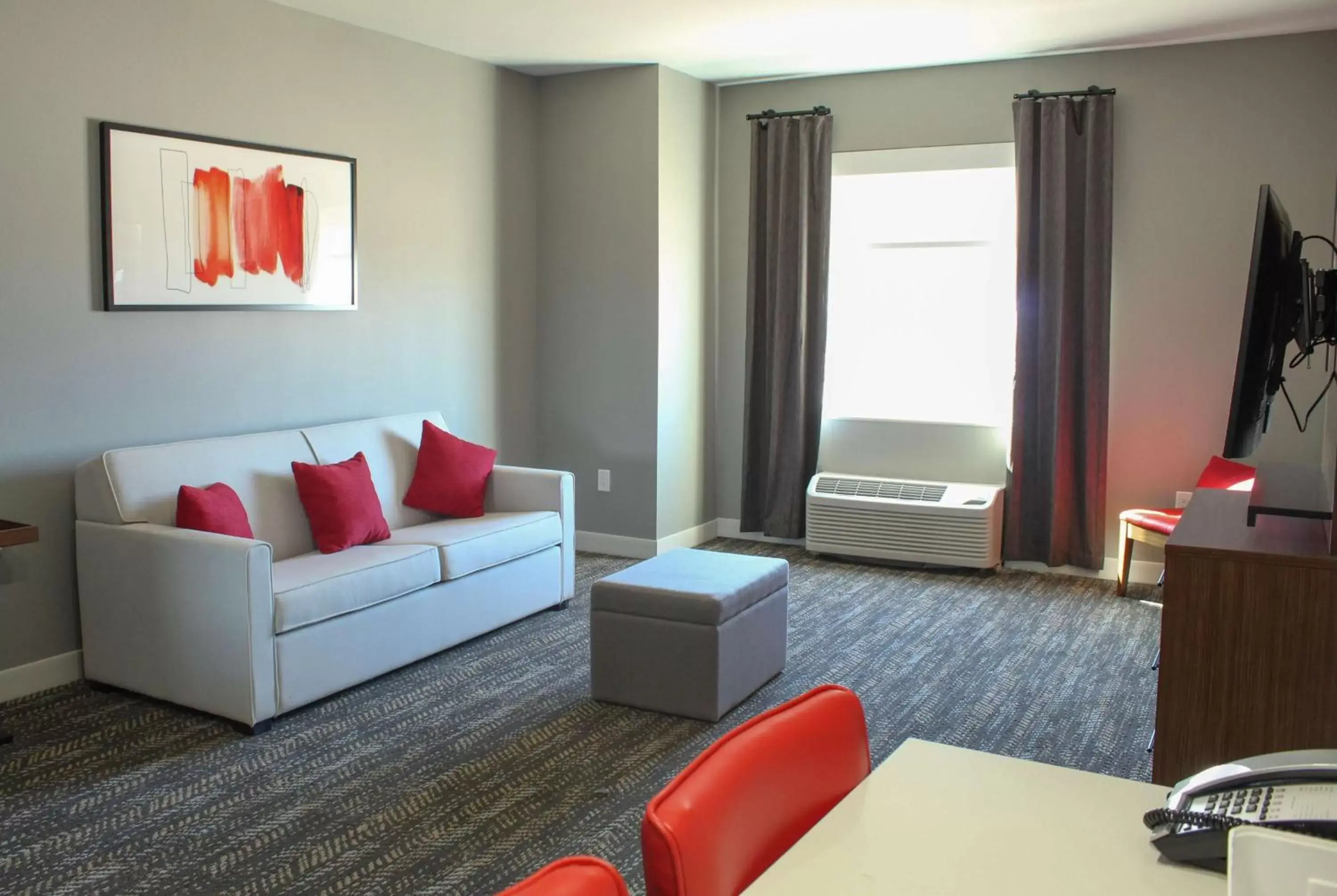 Living room, Seating Area in Hawthorn Suites by Wyndham Oklahoma City Airport Fairground