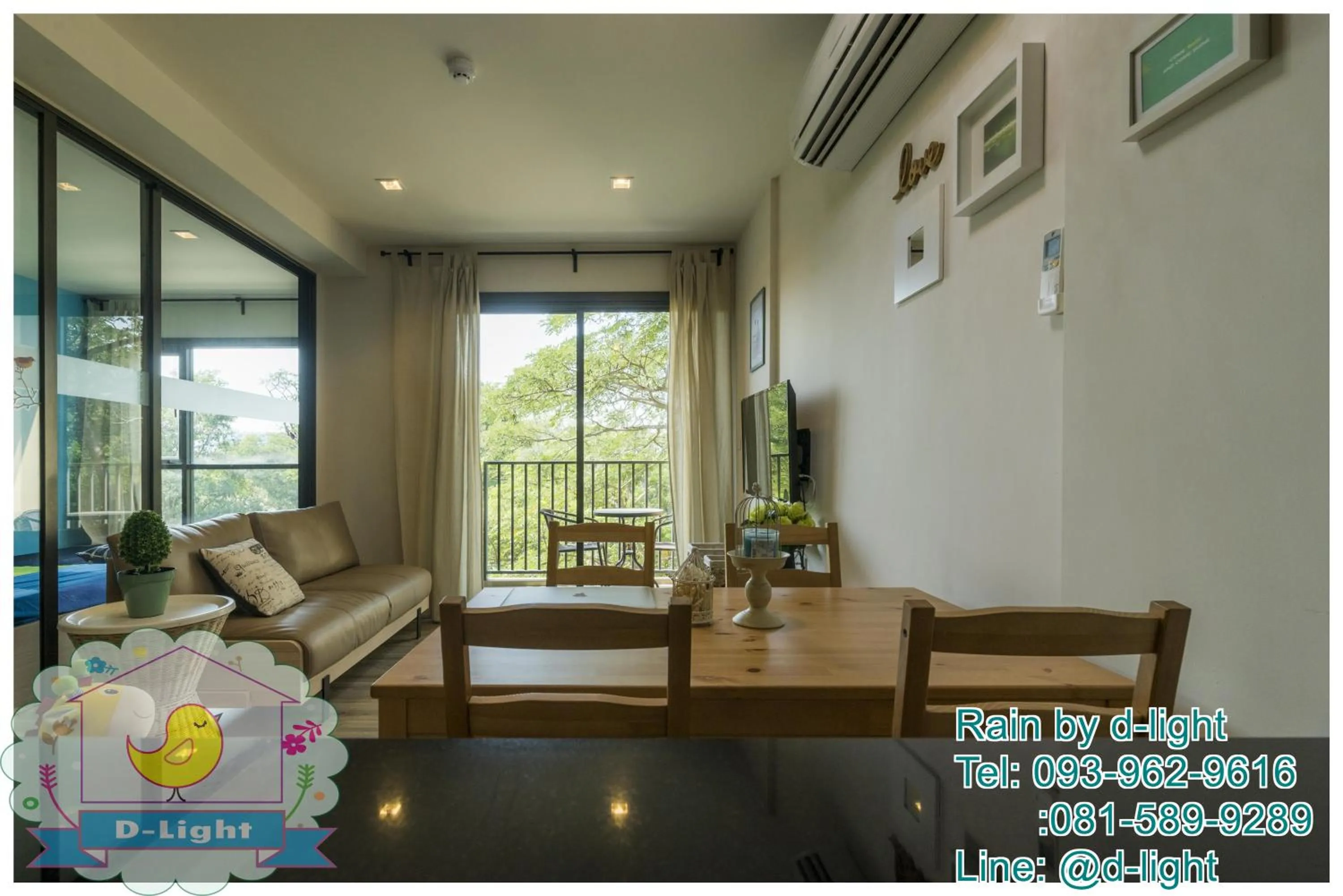Dining area in Rain Cha-am Hua Hin by D-light